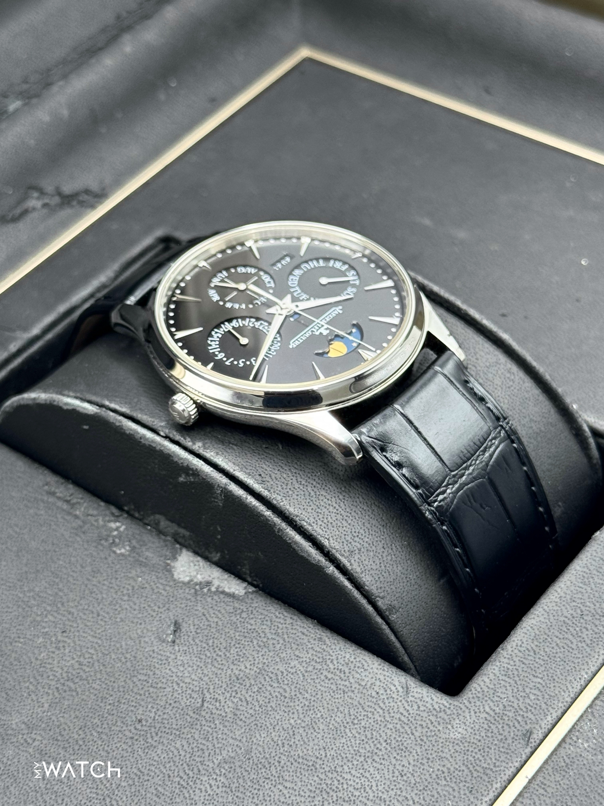 2019 Jaeger-LeCoultre Master Ultra Thin 39mm Q1308470 Black Dial - MyWatchLLC