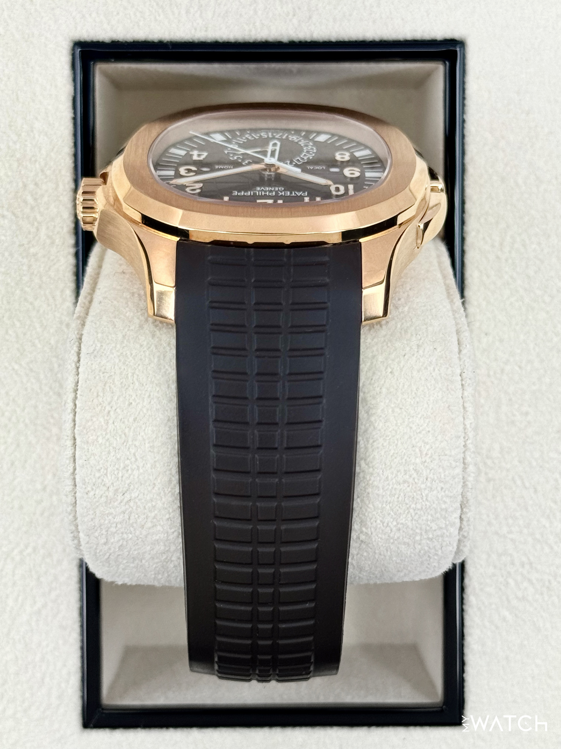 2024 Patek Philippe Aquanaut 40.8mm 5164R-001 Rose Gold Brown Dial - MyWatchLLC