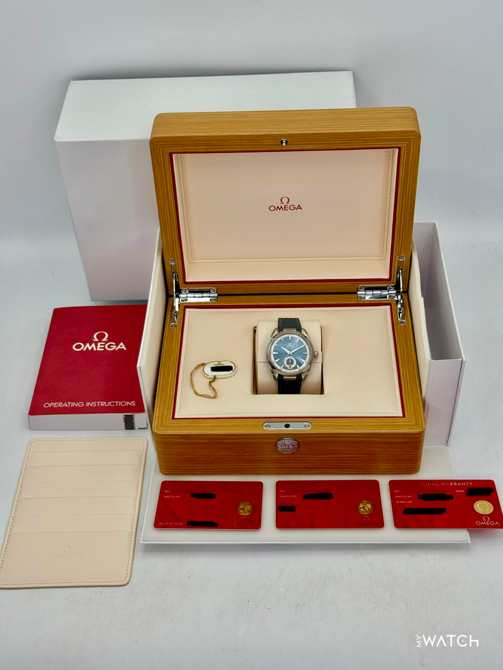 2025 Omega Seamaster Aqua Terra 41mm 220.12.41.21.03.005 Blue Dial - MyWatchLLC