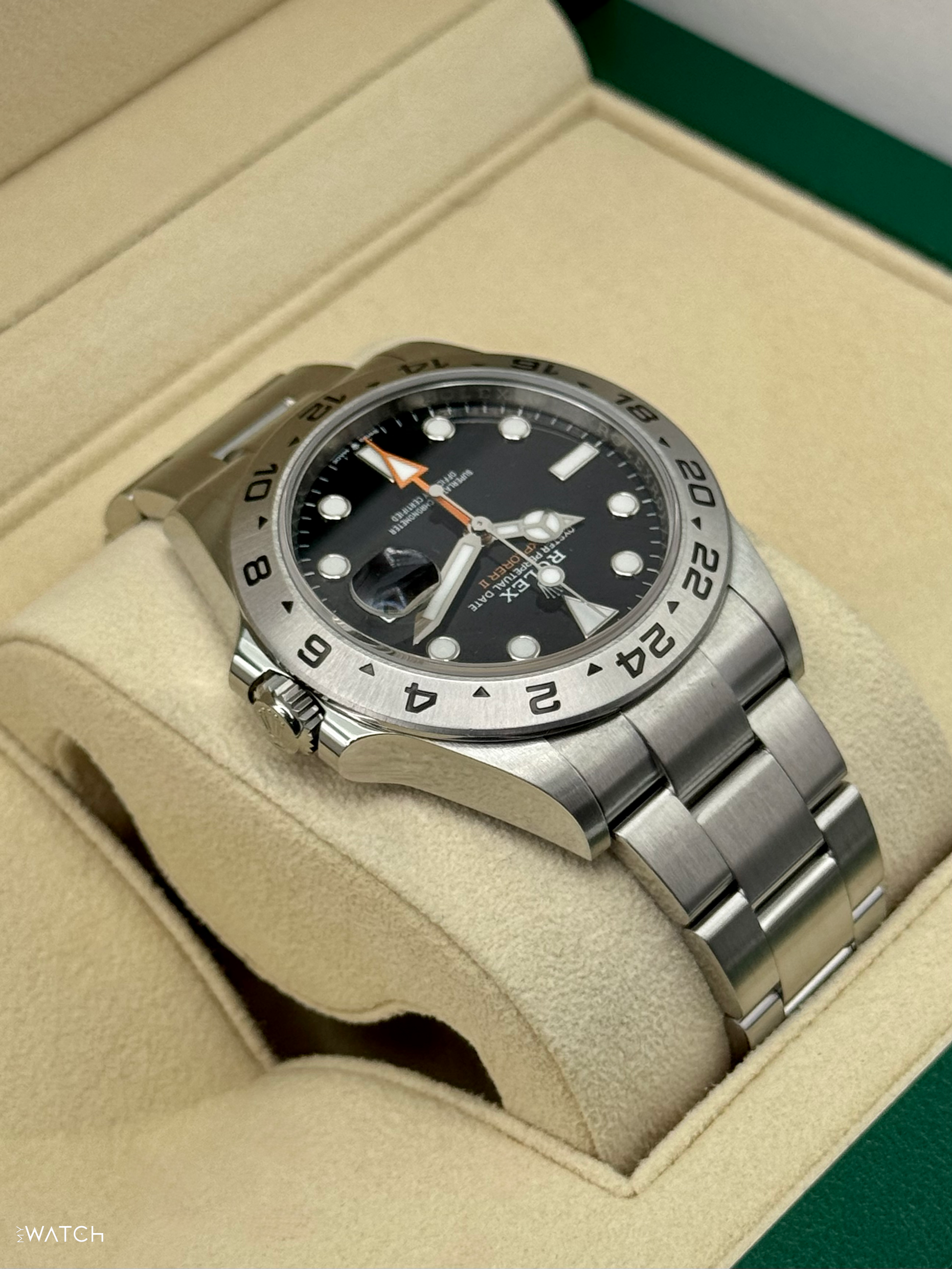 2022 Rolex Explorer II 42mm 226570 Black Dial - MyWatchLLC