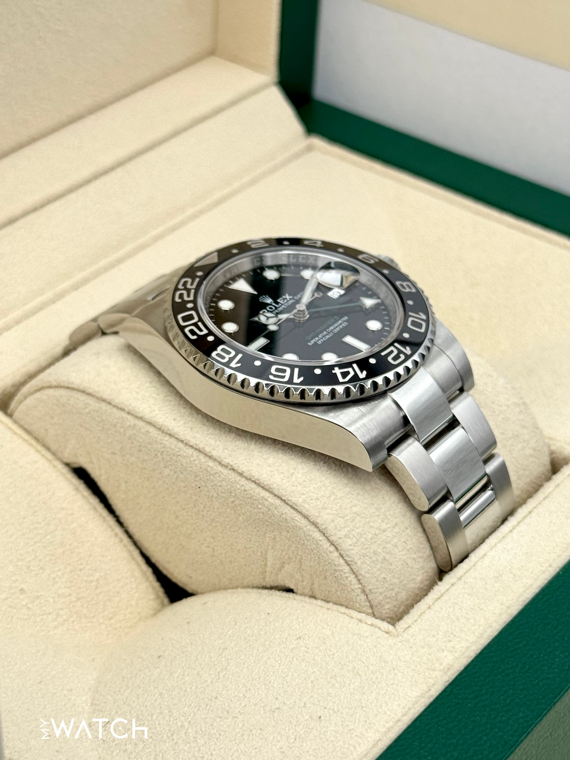 2017 Rolex GMT-Master II 40mm 116710LN Stainless Steel Black Dial - MyWatchLLC