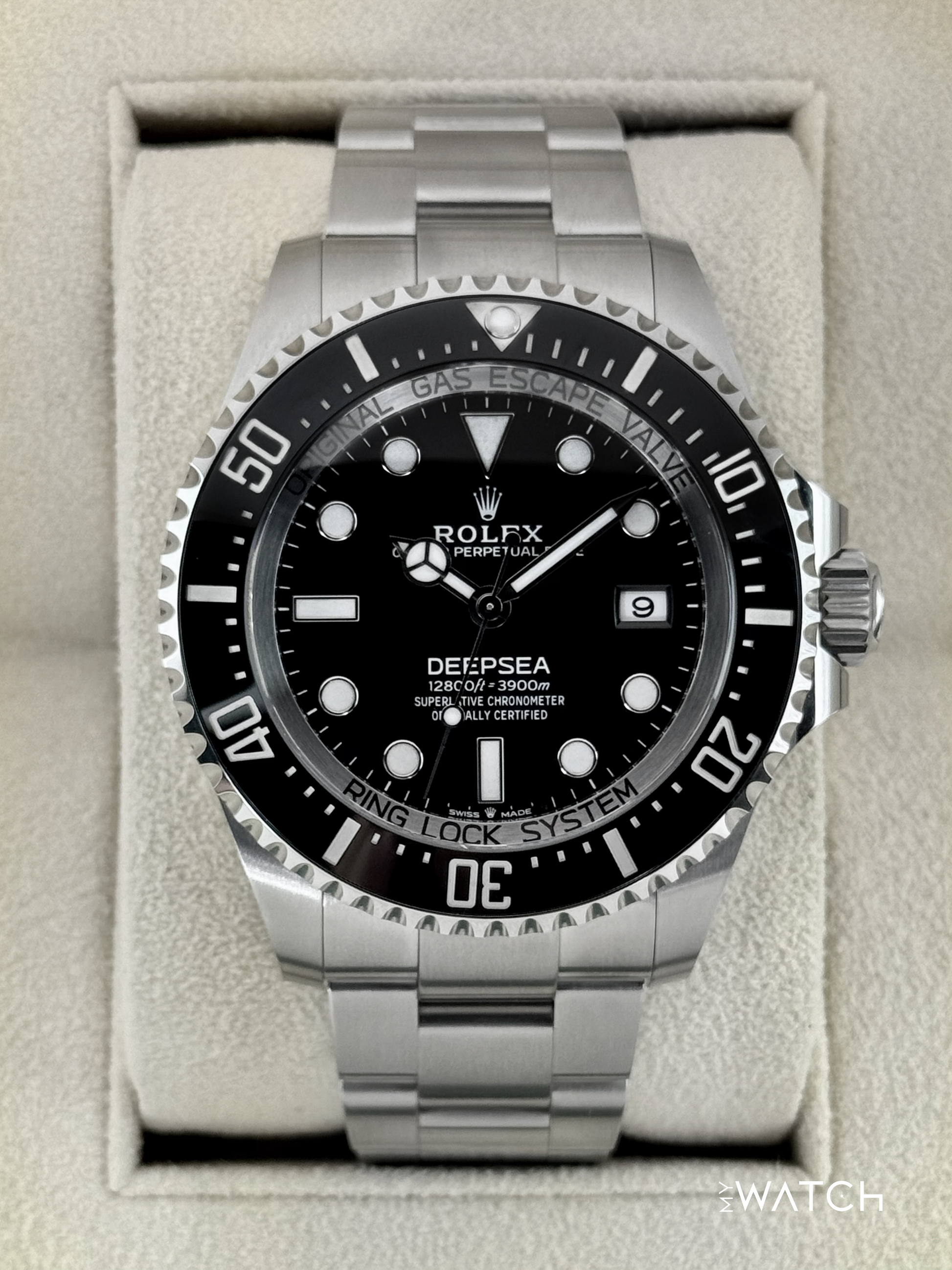 2024 Rolex Deepsea 44mm 136660 Stainless Steel Black Dial - MyWatchLLC