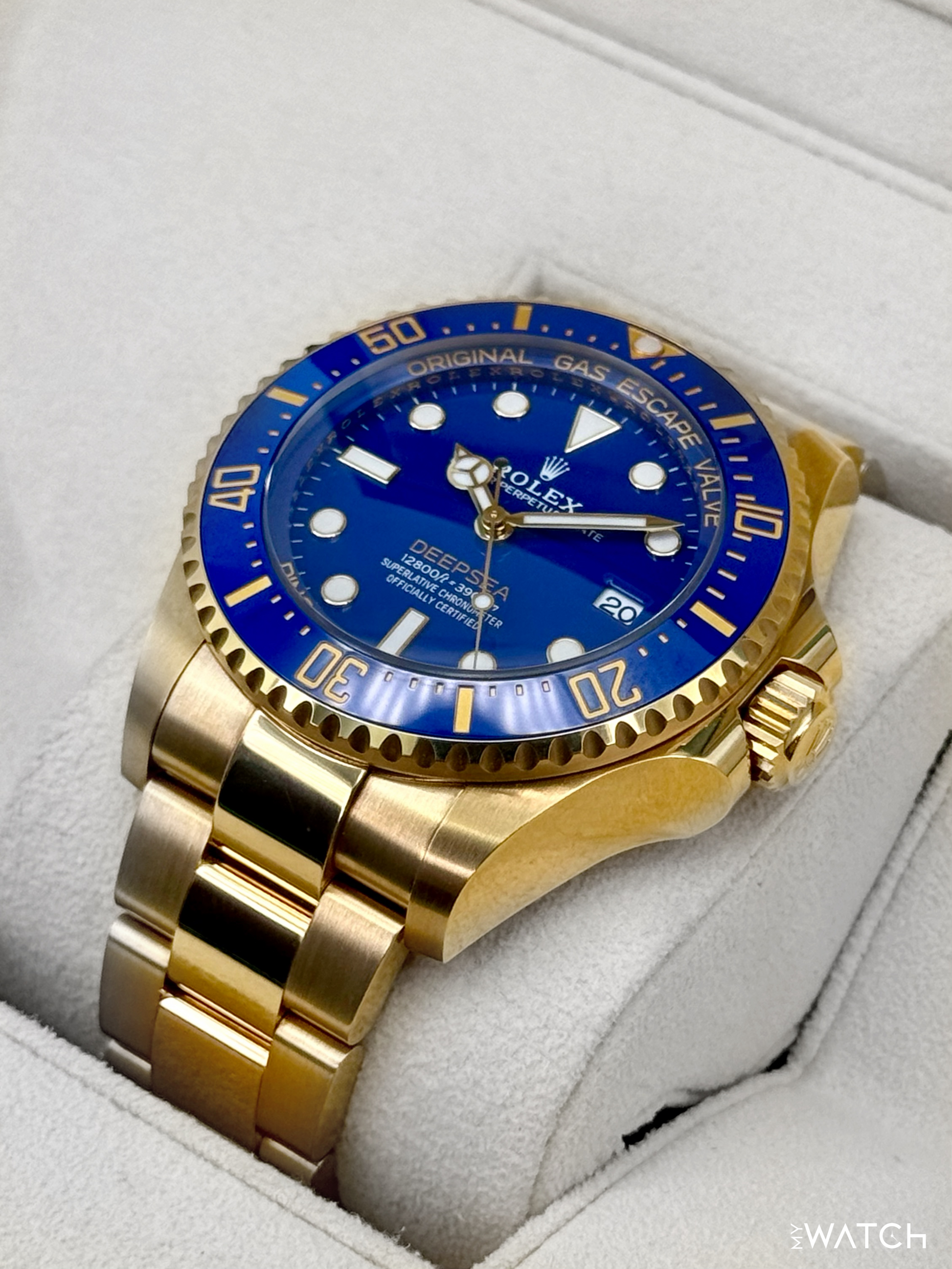 2025 Rolex Deepsea 44mm 136668LB Yellow Gold Blue Dial - MyWatchLLC