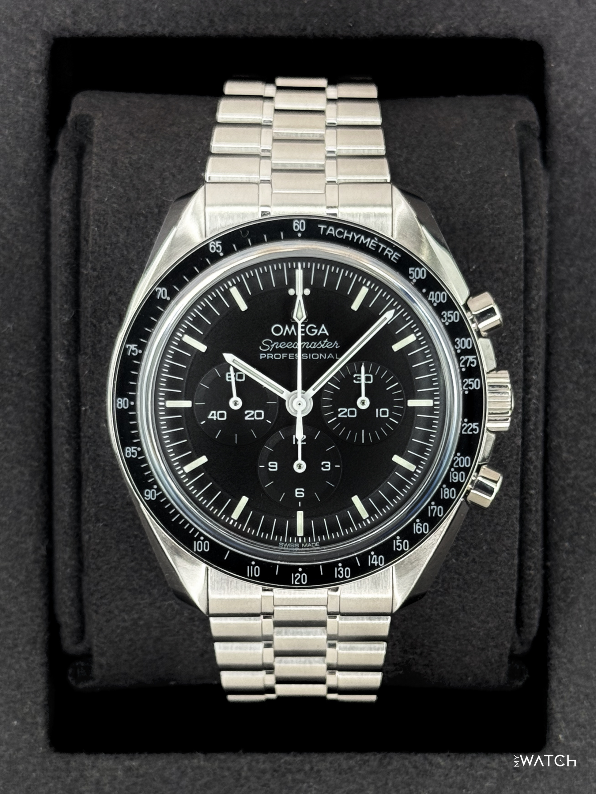 2025 Omega Speedmaster Moonwatch Pro 42mm 310.30.42.50.01.002 Black Dial - MyWatchLLC