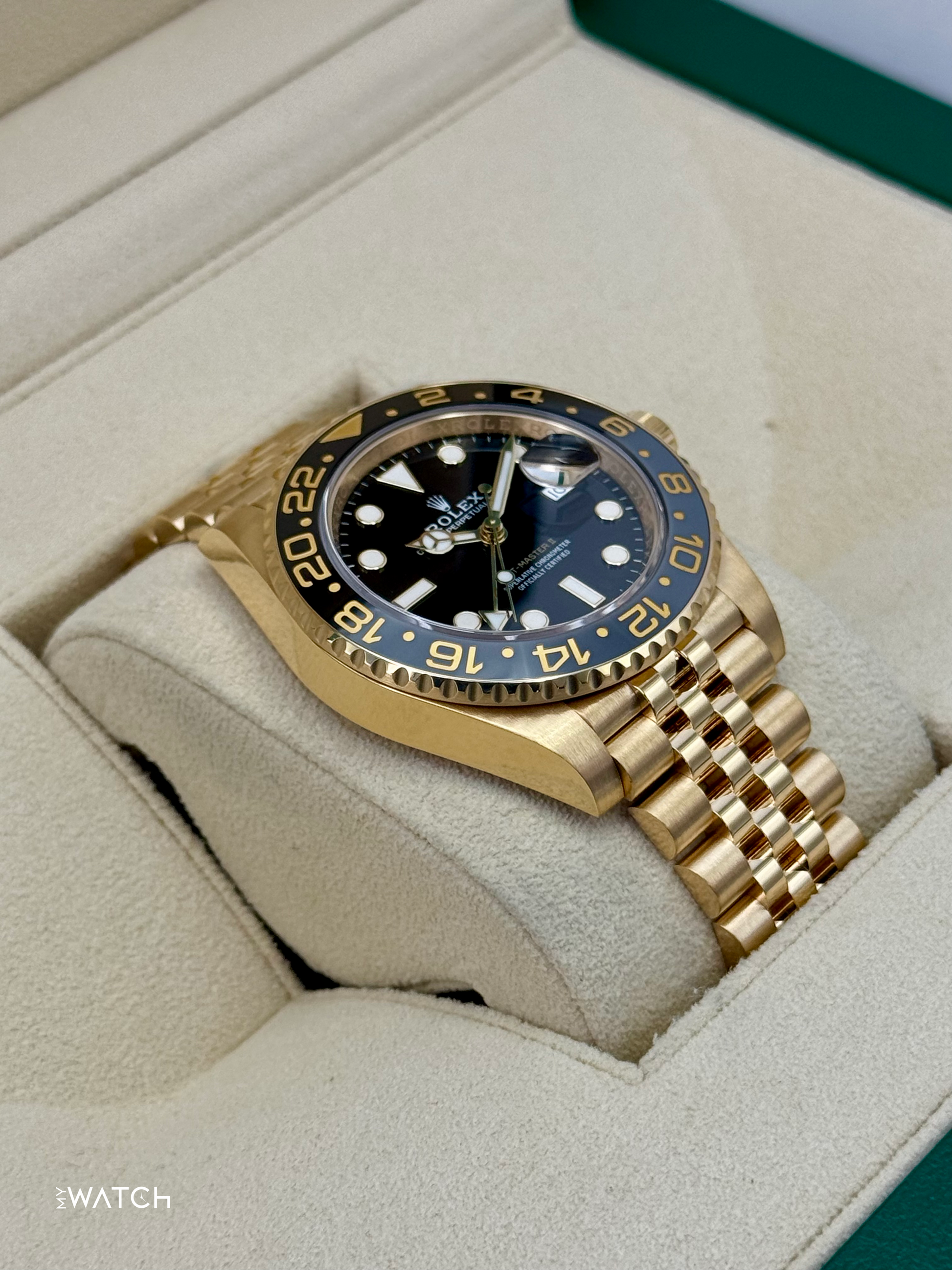 2025 Rolex GMT-Master II 40mm 126718GRNR Jubilee Black Dial - MyWatchLLC