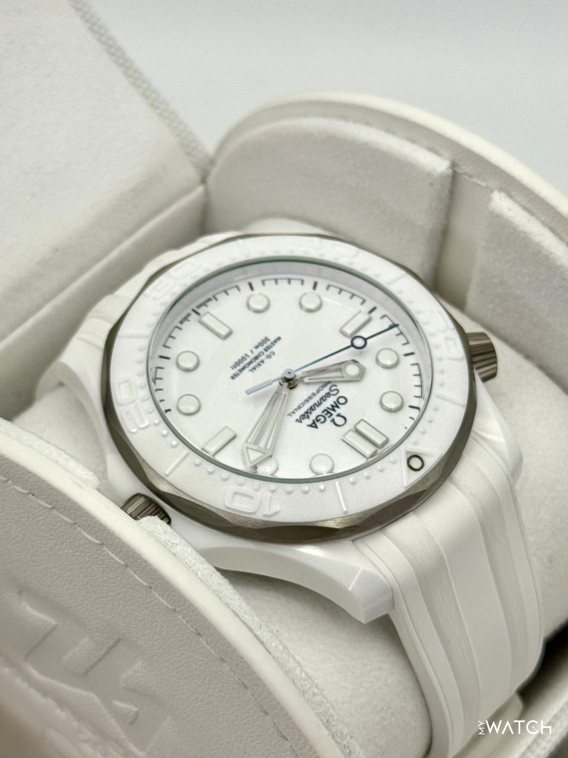 NEW 2026 Omega Seamaster Diver 300M 43.5mm 522.92.44.20.04.001 White - MyWatchLLC