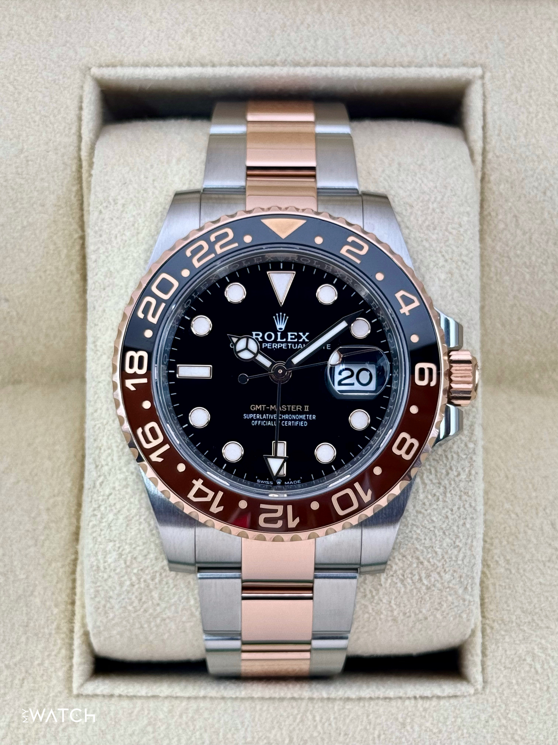 2024 Rolex GMT-Master II "Rootbeer" 40mm 126711CHNR Two-Tone - MyWatchLLC