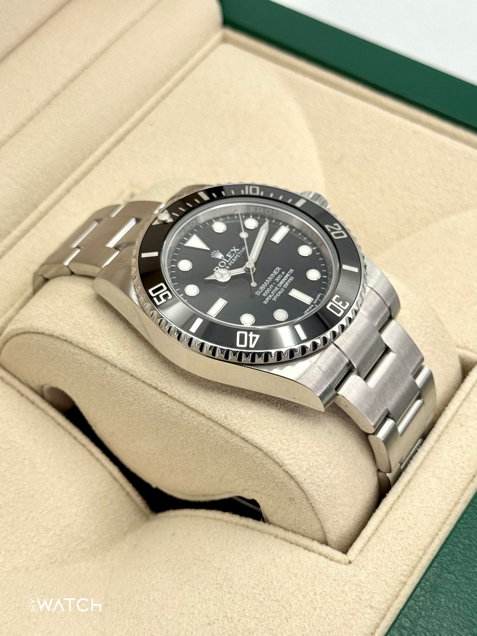2015 Rolex Submariner 40mm 114060 Stainless Steel Black Dial - MyWatchLLC
