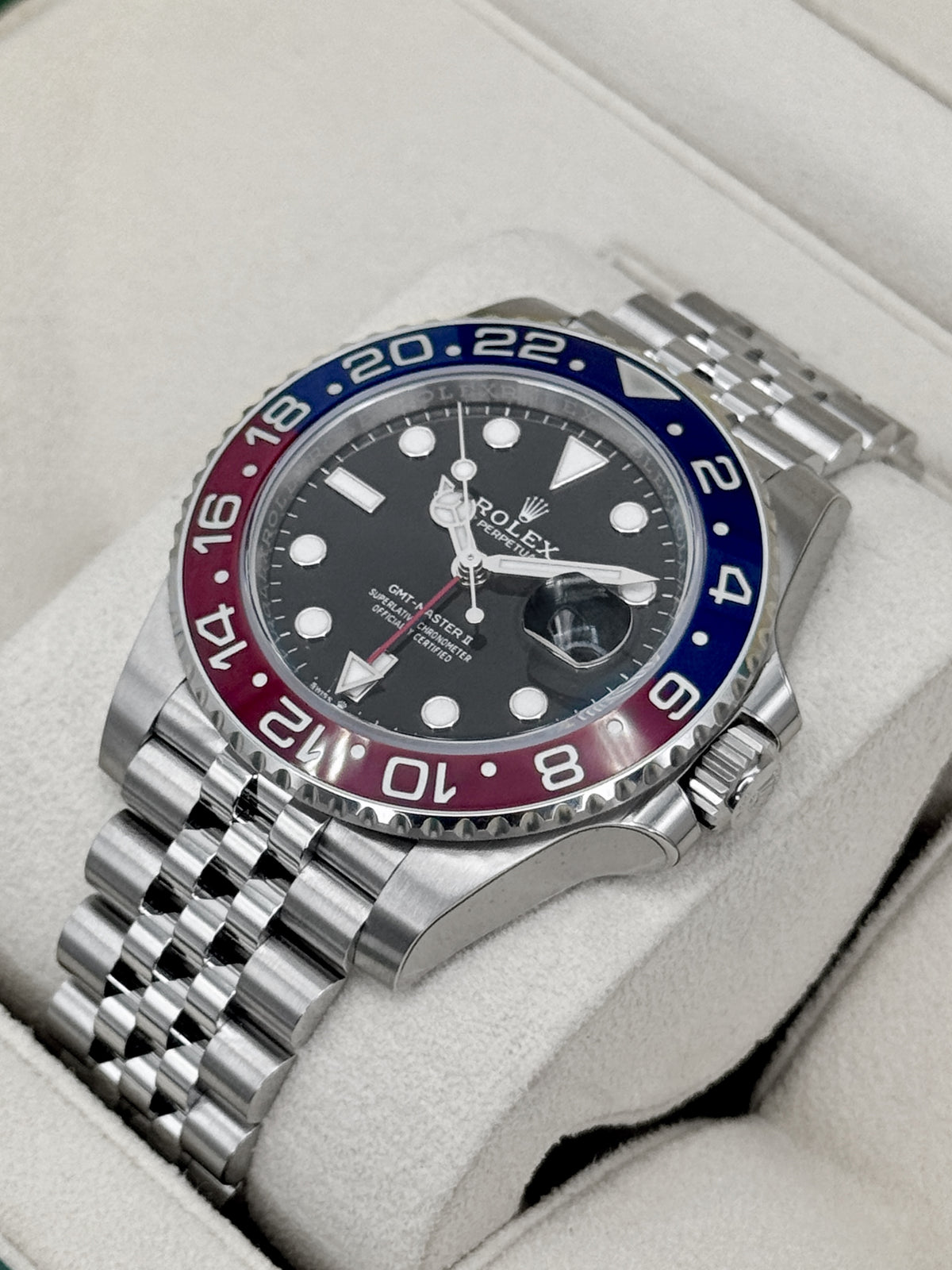 NEW 2024 Rolex GMT-Master II "Pepsi" 40mm 126710BLRO Jubilee (STICKERED) - MyWatchLLC