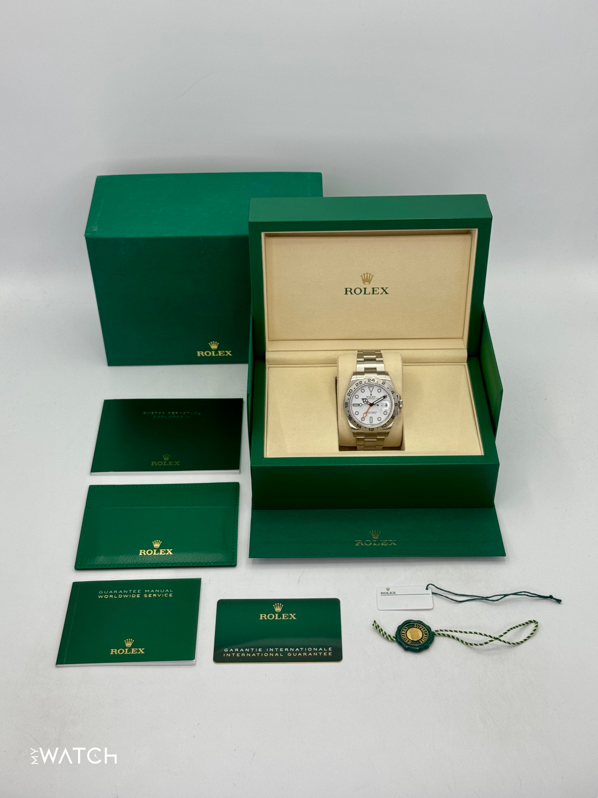 NEW 2025 Rolex Explorer II 42mm 226570 Polar White Dial - MyWatchLLC