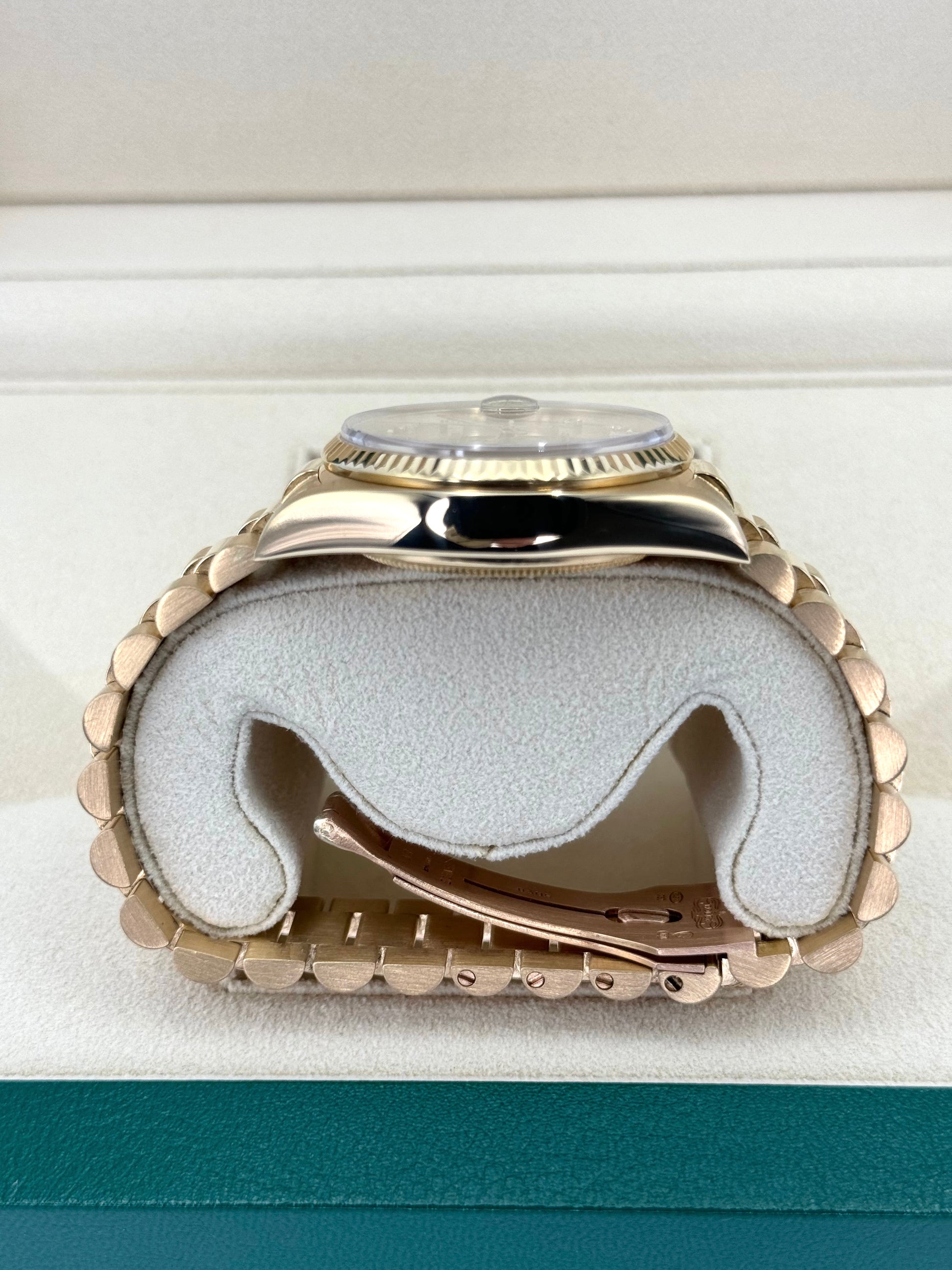 1983 Rolex Day-Date 36mm 18038 Presidential Champagne Diamond Dial - MyWatchLLC