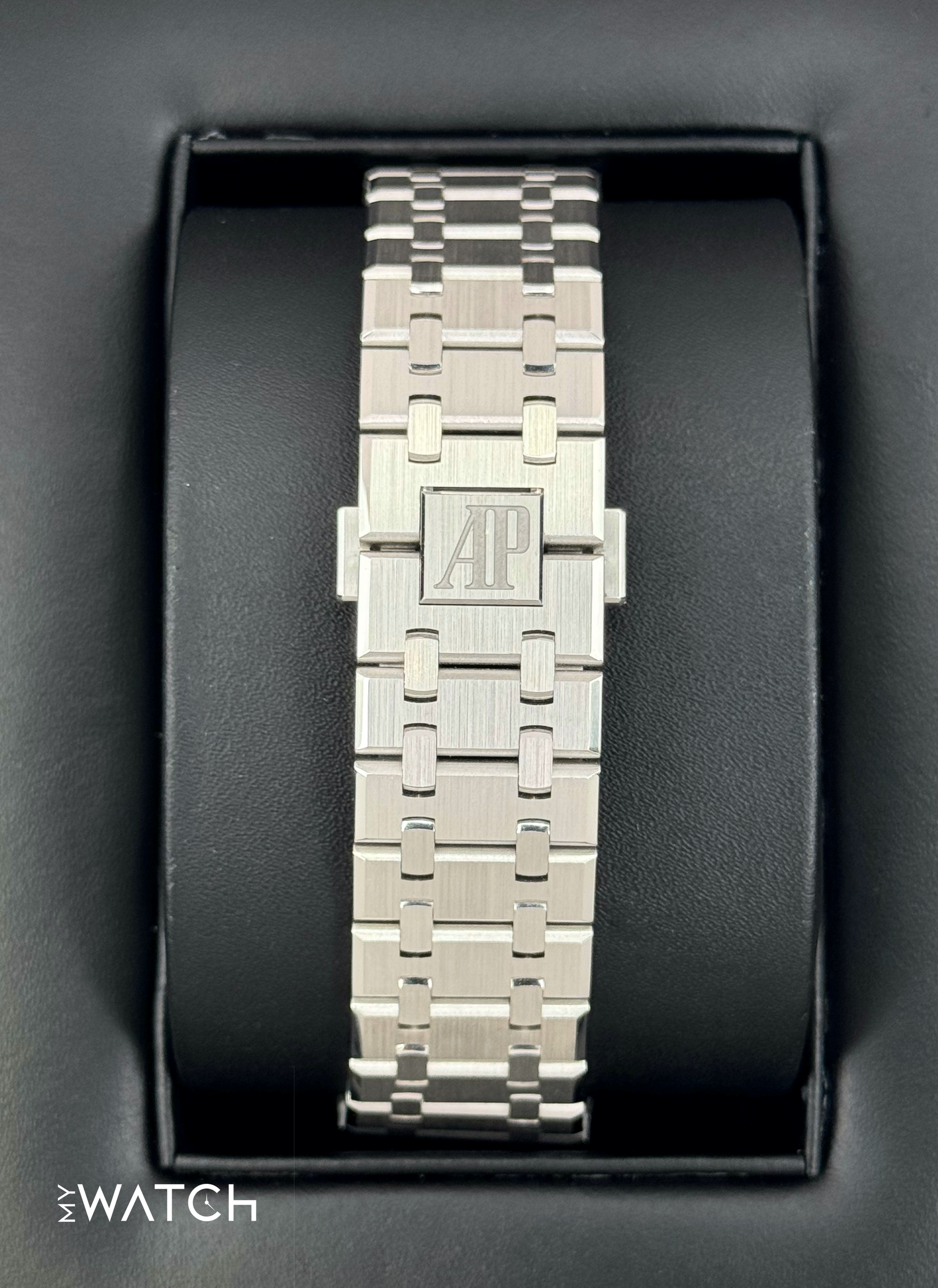NEW 2021 Audemars Piguet Royal Oak 41mm 15503BC Blue Dial - MyWatchLLC