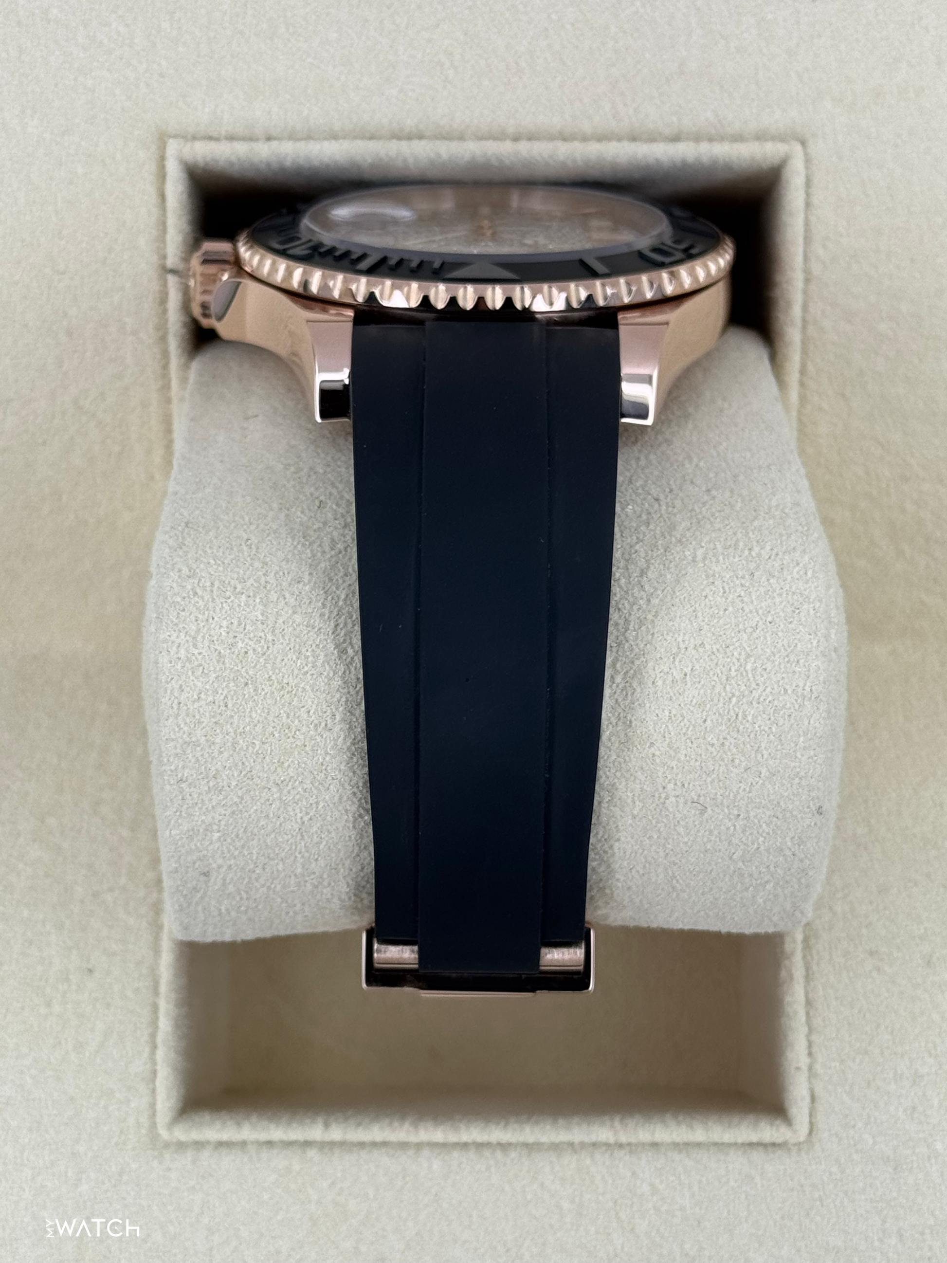 2023 Rolex Yacht-Master 40mm 126655 Rose Gold Diamond Paved Dial - MyWatchLLC