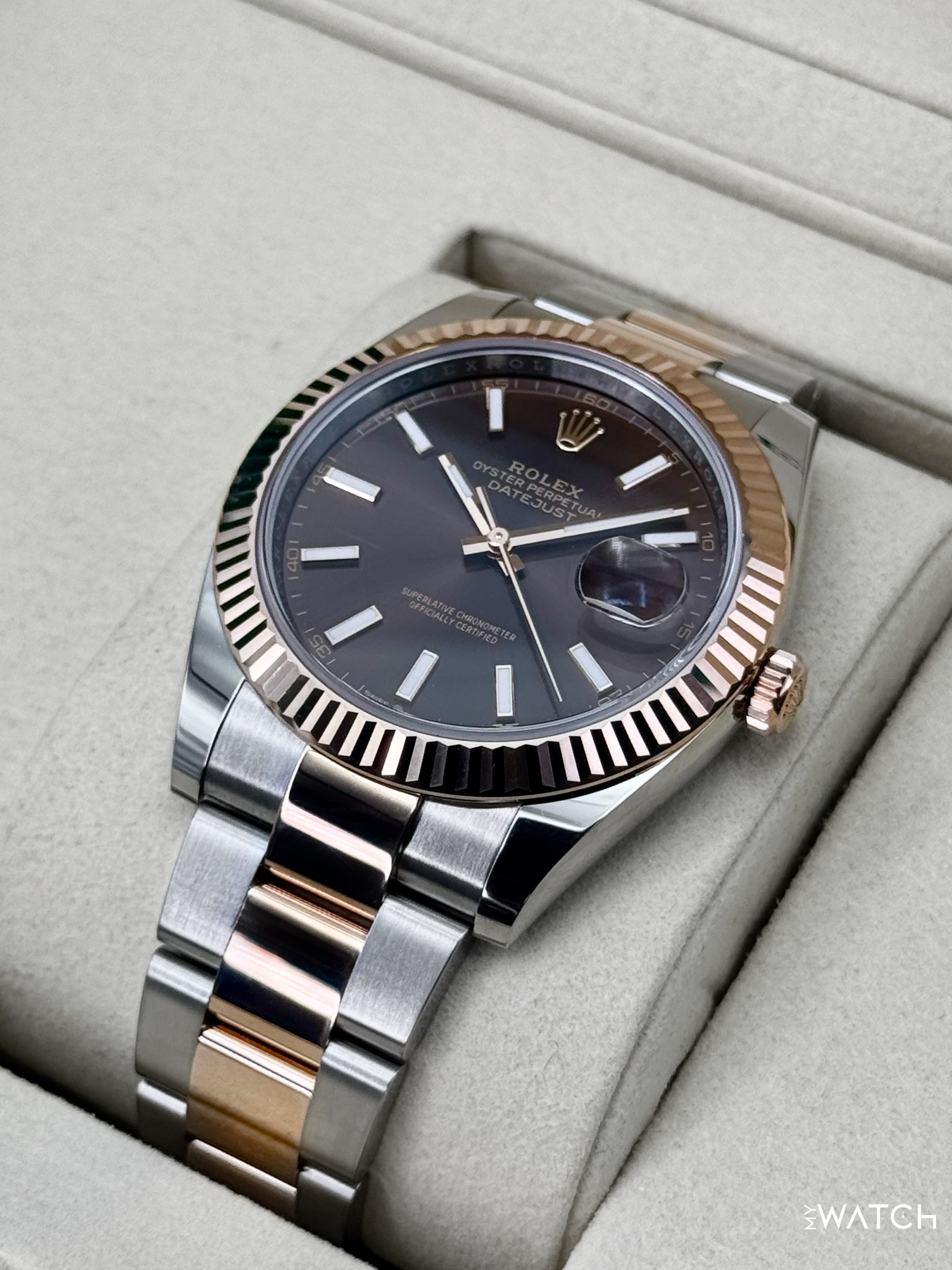 NEW 2026 Rolex Datejust 41mm 126331 Two-Tone Oyster Chocolate Dial - MyWatchLLC