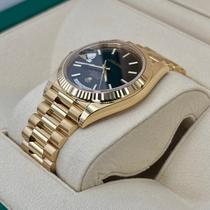 NEW 2025 Rolex Day-Date 40mm 228238 Yellow Gold Black Dial - MyWatchLLC