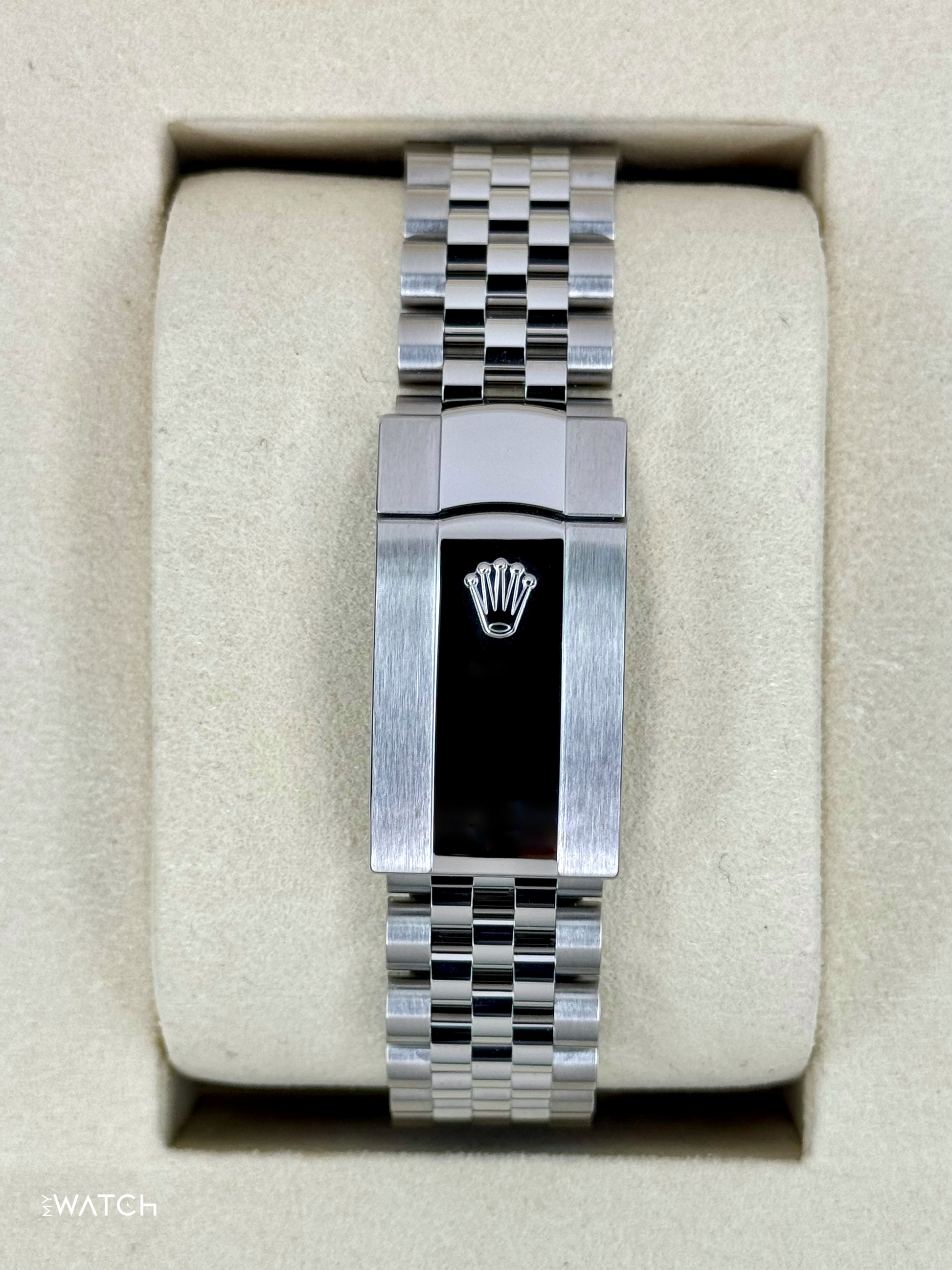 NEW 2025 Rolex Datejust 41mm 126300 Jubilee Wimbledon Dial - MyWatchLLC