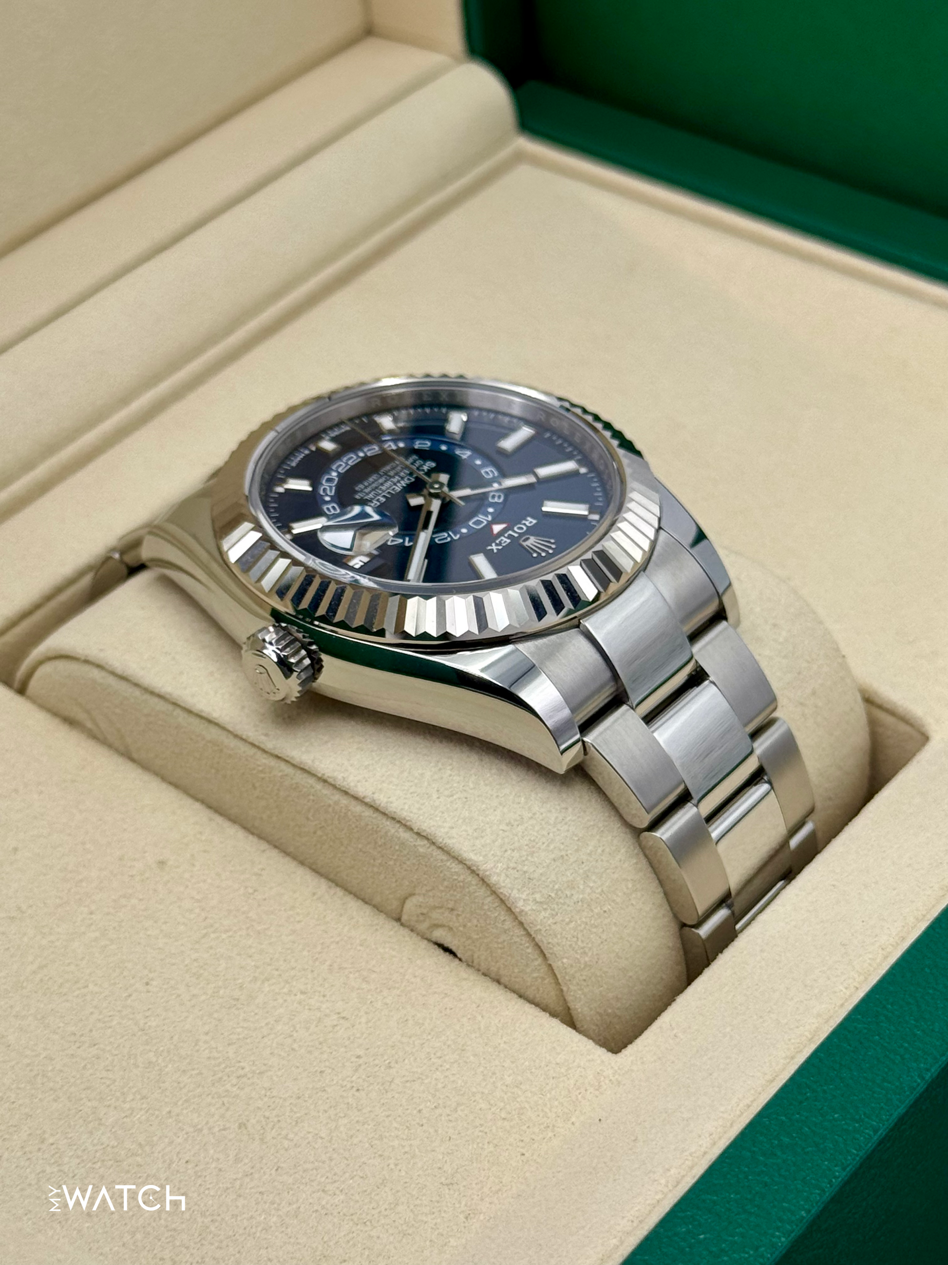 NEW 2025 Rolex Sky-Dweller 42mm 336934 Oyster Blue Dial - MyWatchLLC