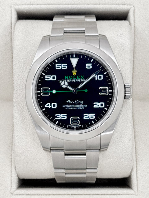 2026 Rolex Air-King 40mm 116900 Stainless Steel Black Dial (CPO)