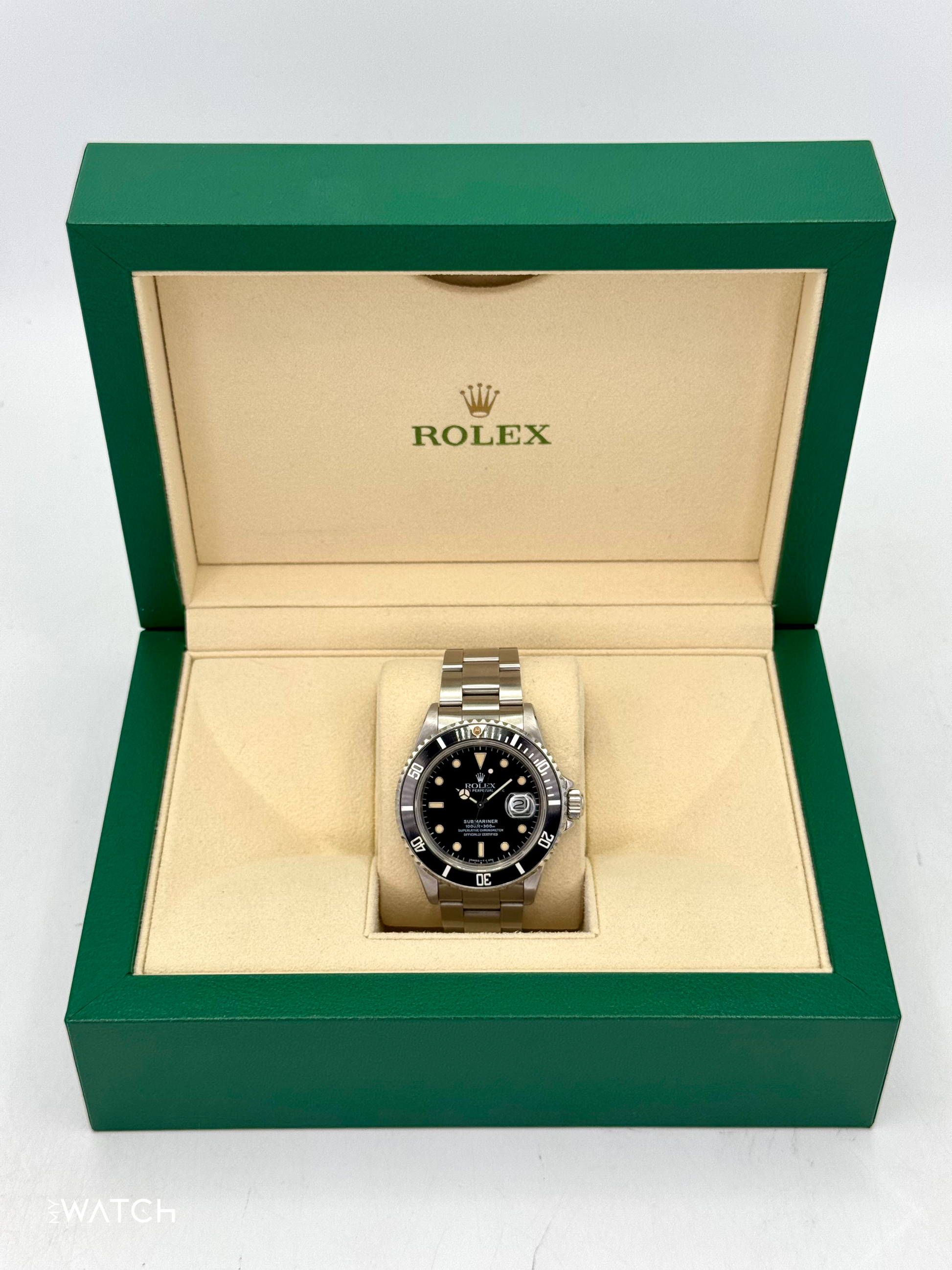 1982 Rolex Submariner 40mm 16800 Stainless Steel Black Dial - MyWatchLLC