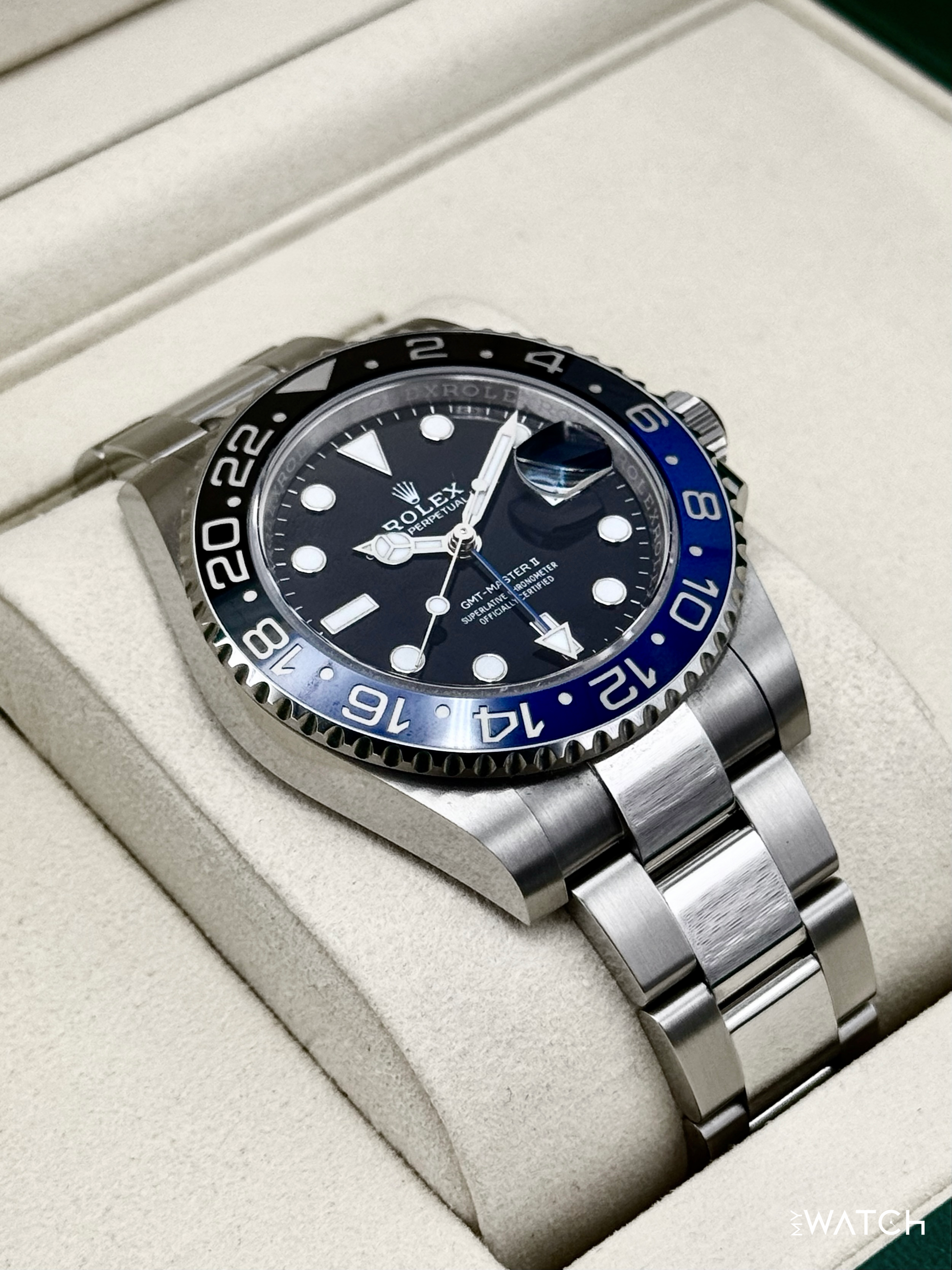 2026 Rolex GMT-Master II "Batman" 40mm 126710BLNR Oyster - MyWatchLLC