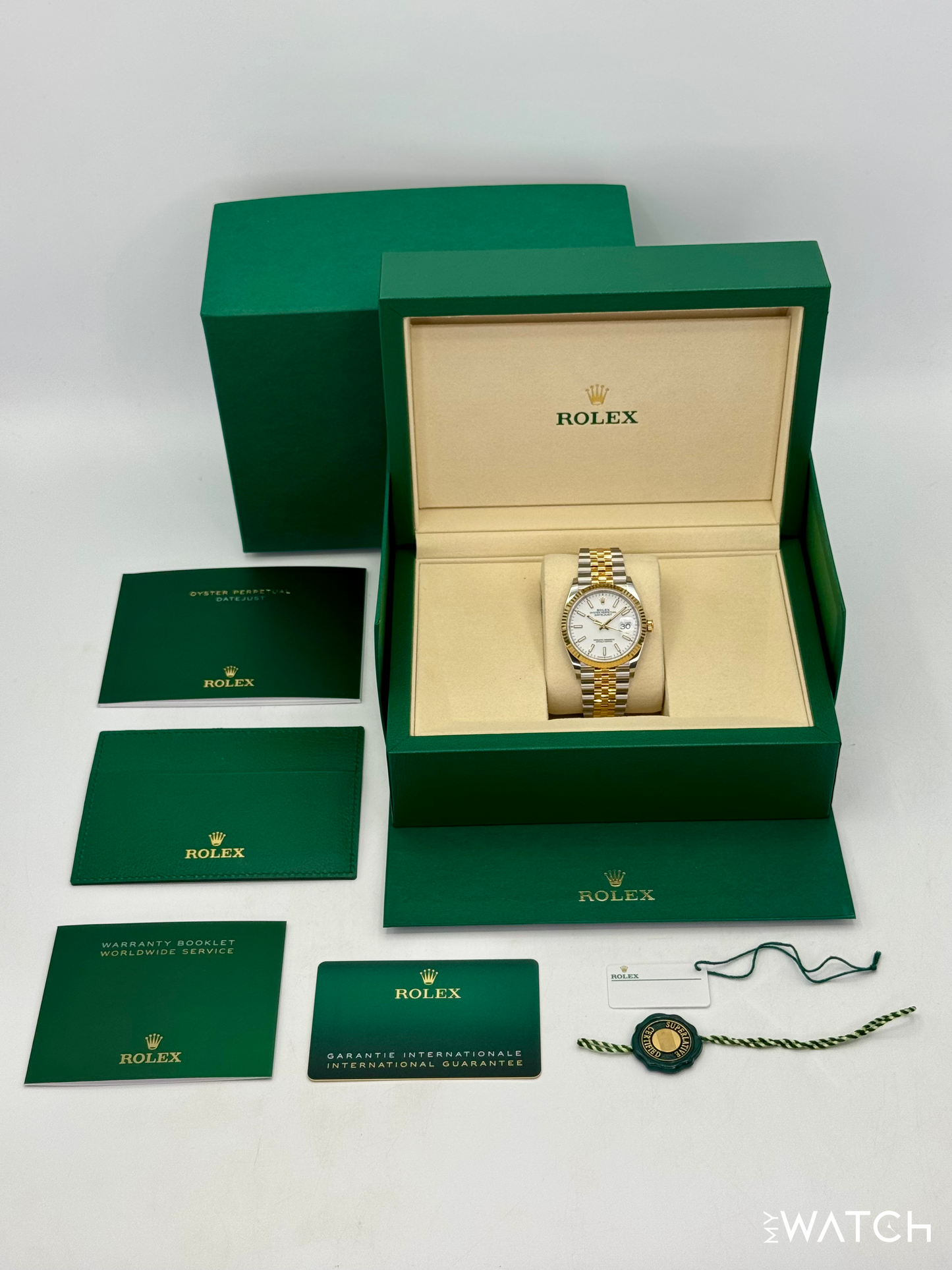 NEW 2025 Rolex Datejust 36mm 126233 Two-Tone Jubilee White Dial