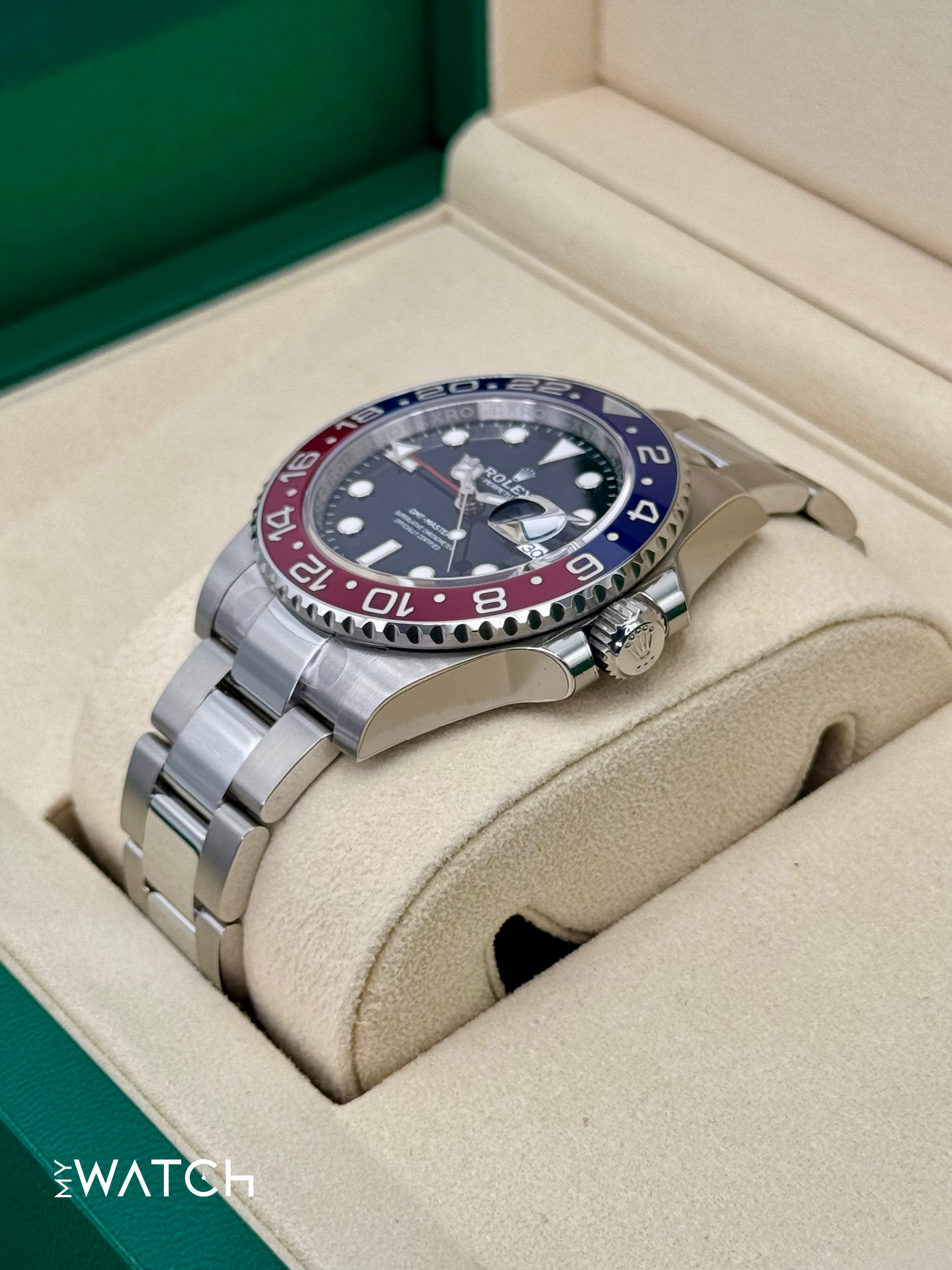 NEW 2025 Rolex GMT-Master II "Pepsi" 40mm 126710BLRO Oyster - MyWatchLLC