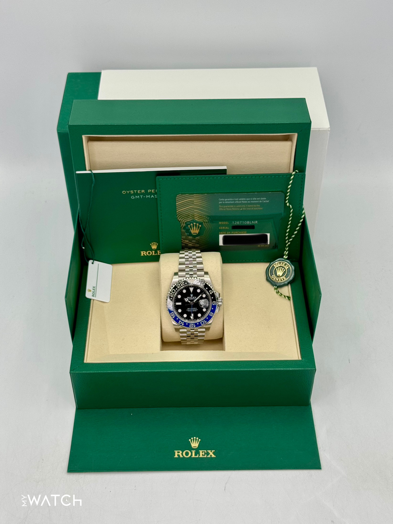NEW 2025 Rolex GMT-Master II "Batgirl" 40mm 126710BLNR Jubilee - MyWatchLLC