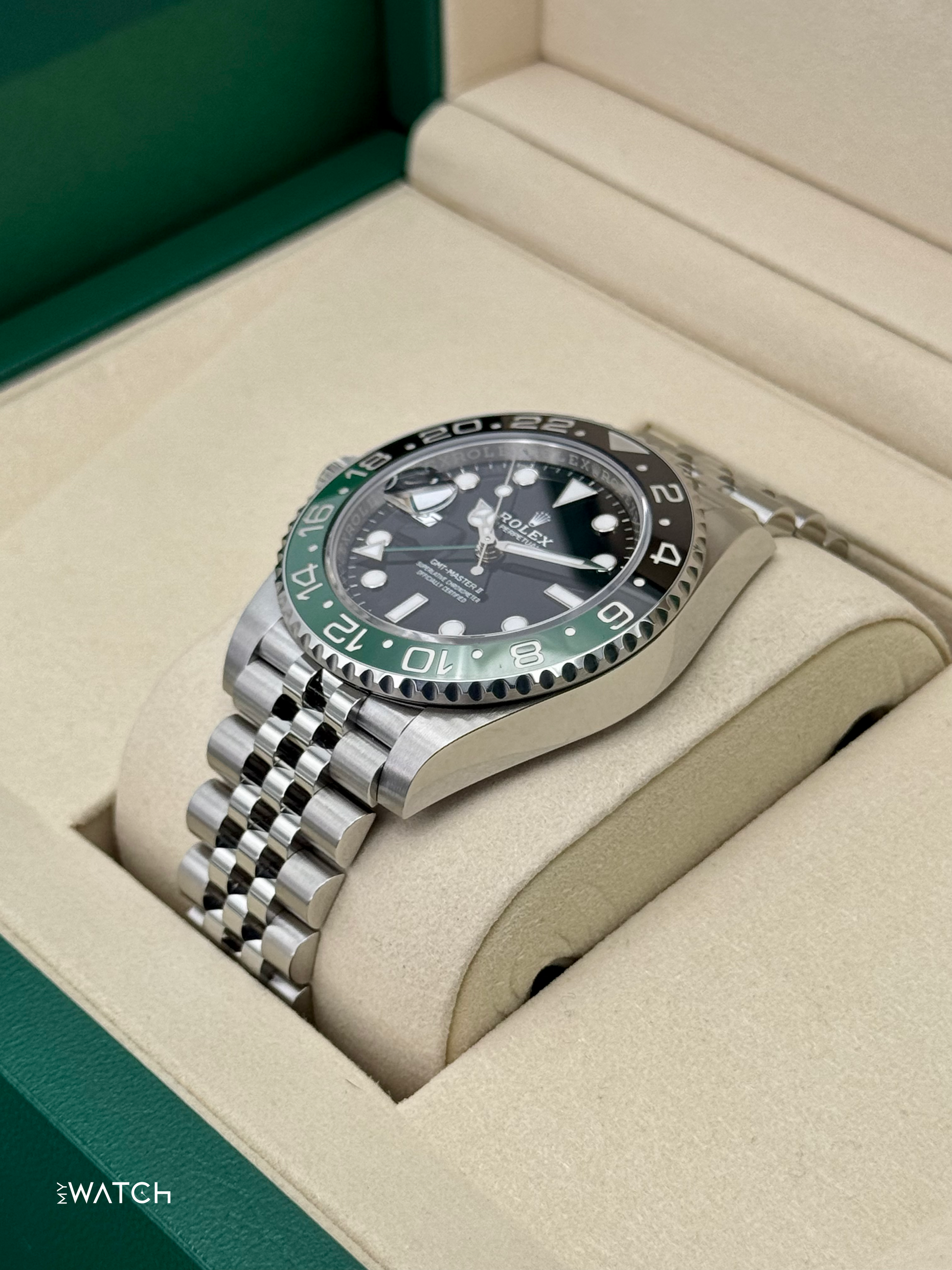 NEW 2025 Rolex GMT-Master II "Sprite" 40mm 126720VTNR Jubilee - MyWatchLLC