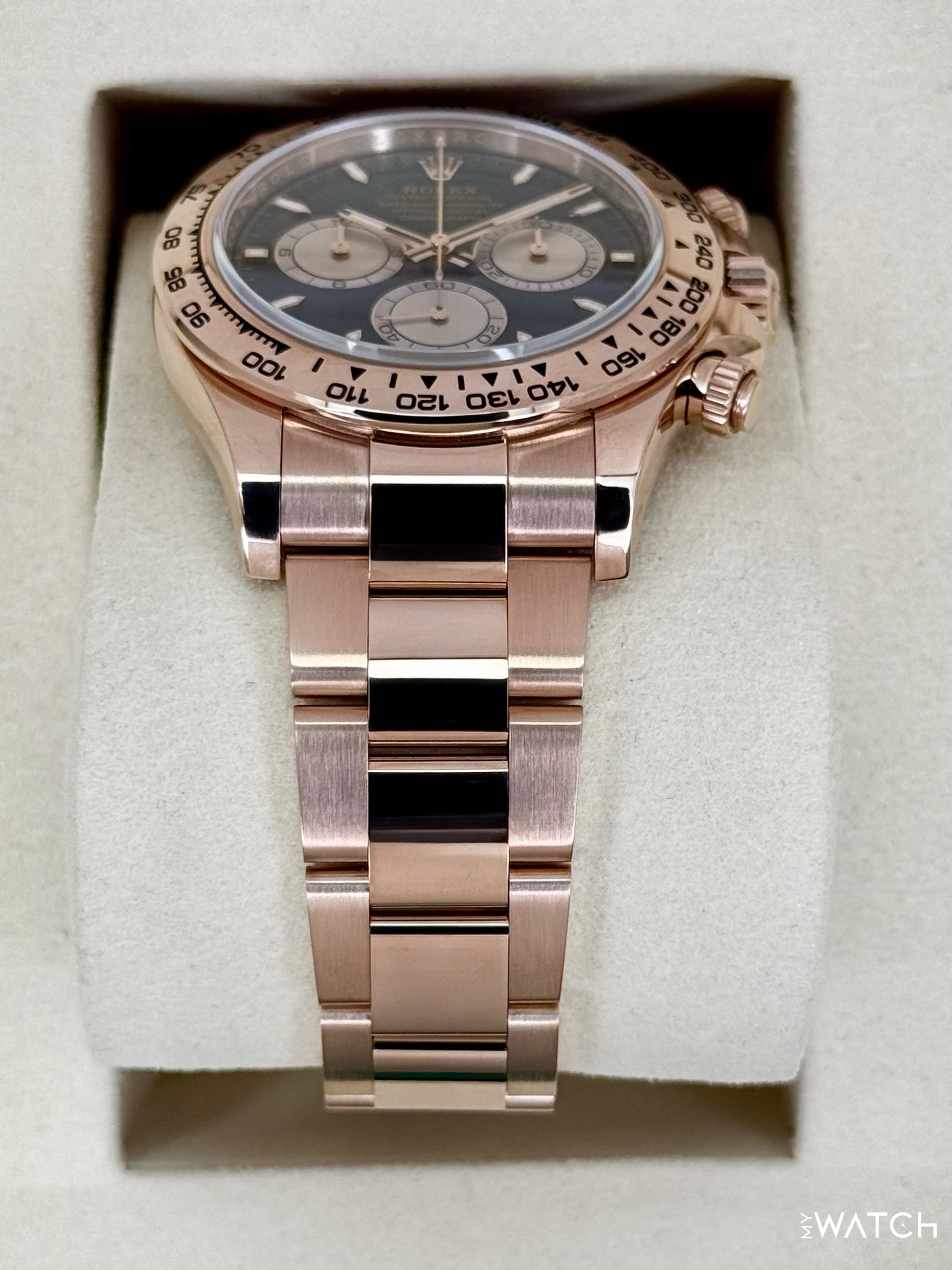 NEW 2025 Rolex Daytona 40mm 126505 Rose Gold Black Dial - MyWatchLLC