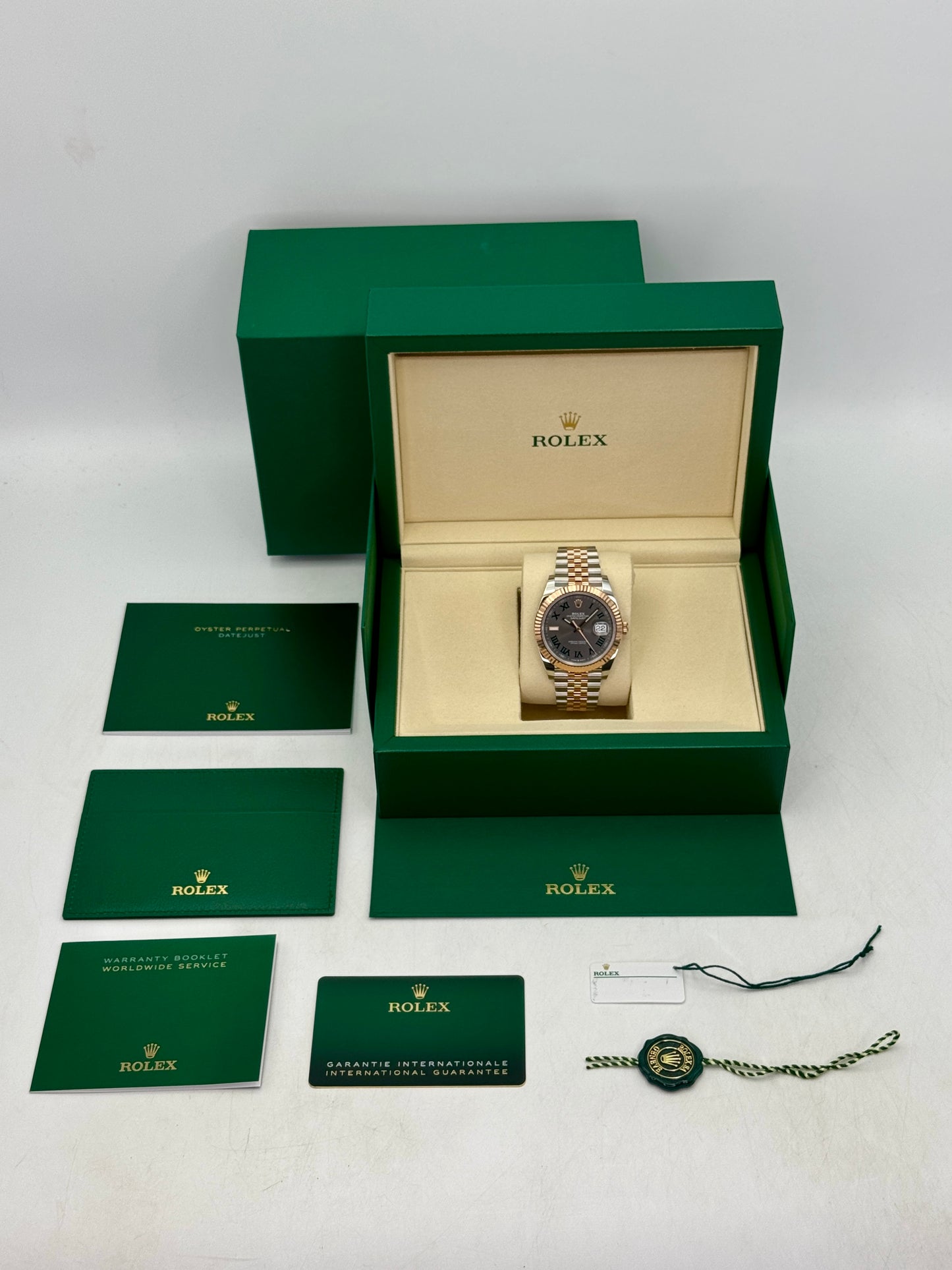 2025 Rolex Datejust 41mm 126331 Two-Tone Jubilee Wimbledon Dial