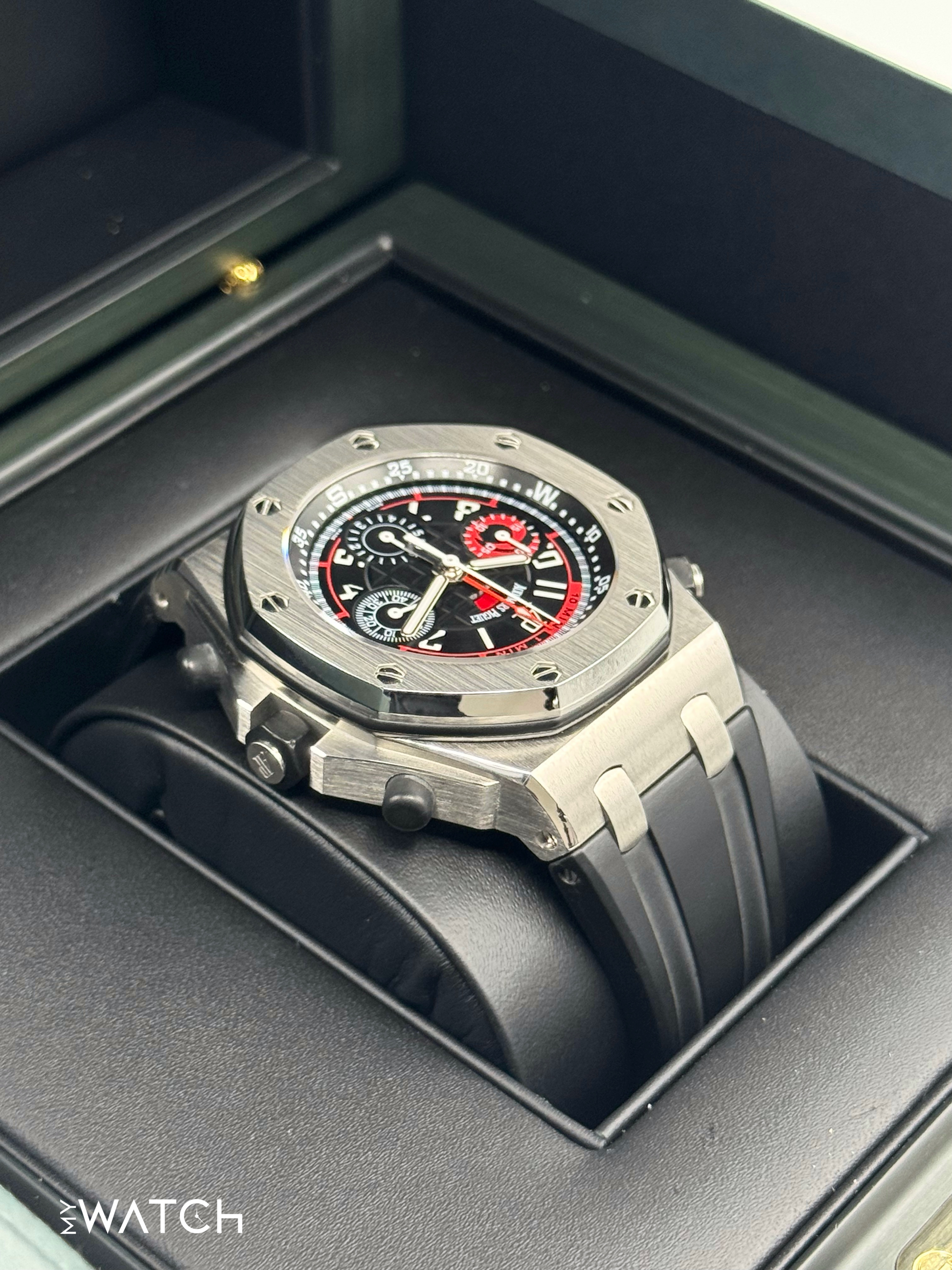 Audemars Piguet Royal Oak Offshore 44mm 26040ST Black Dial - MyWatchLLC