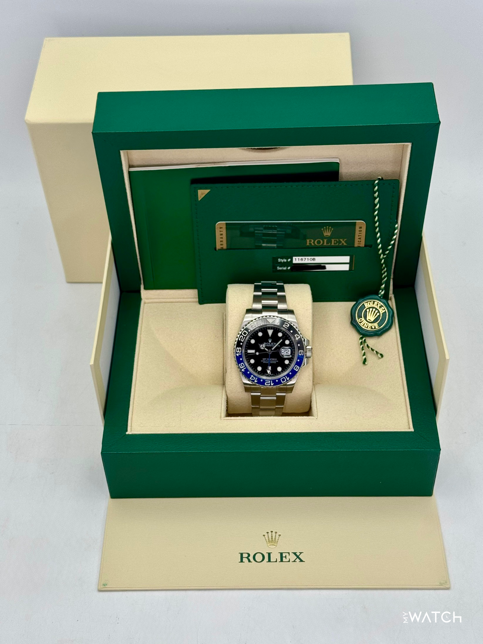 2014 Rolex GMT-Master II "Batman" 40mm 116710BLNR Oyster - MyWatchLLC