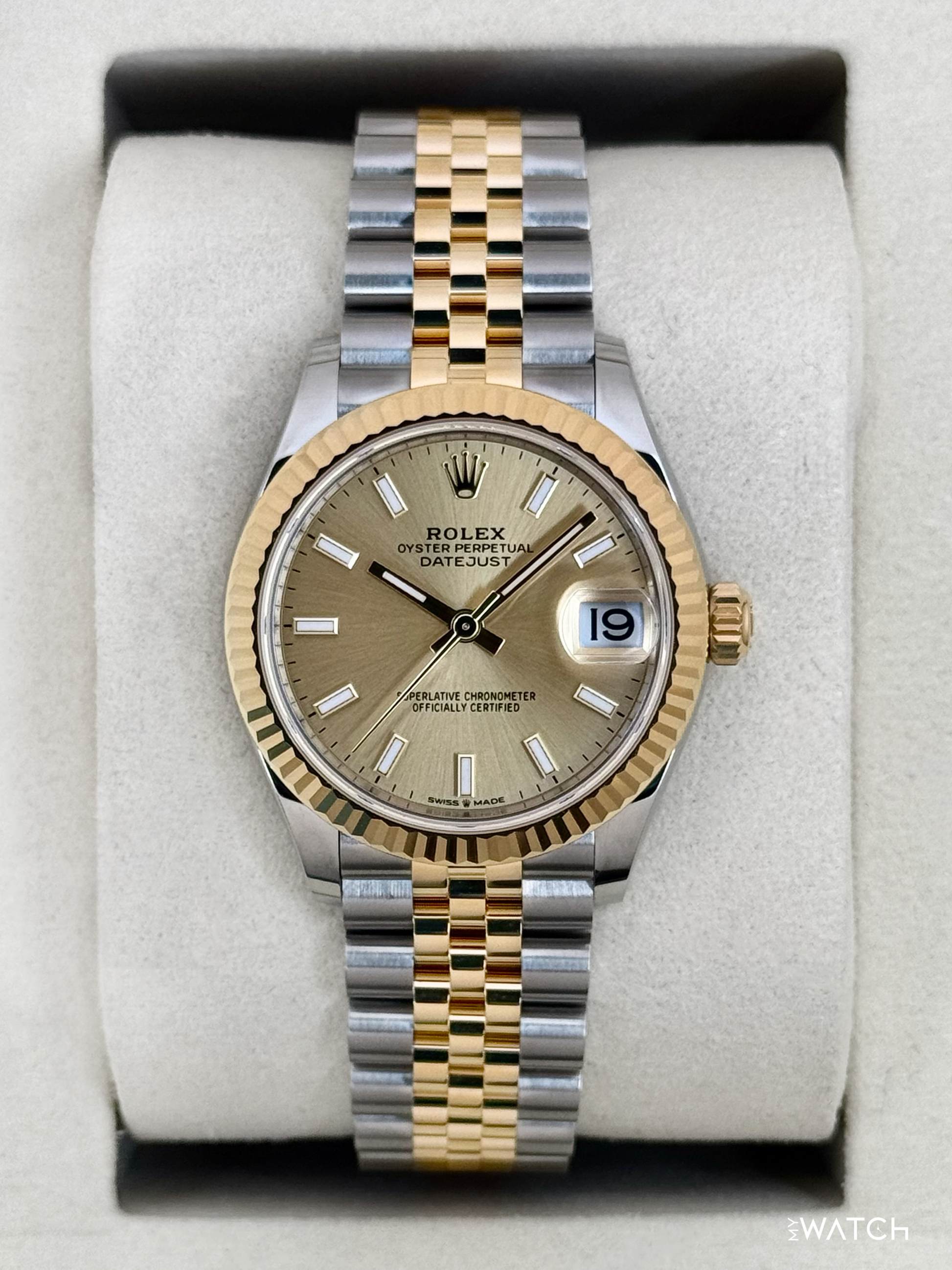 NEW 2026 Rolex Datejust 31mm 278273 Two-Tone Jubilee Champagne Dial - MyWatchLLC