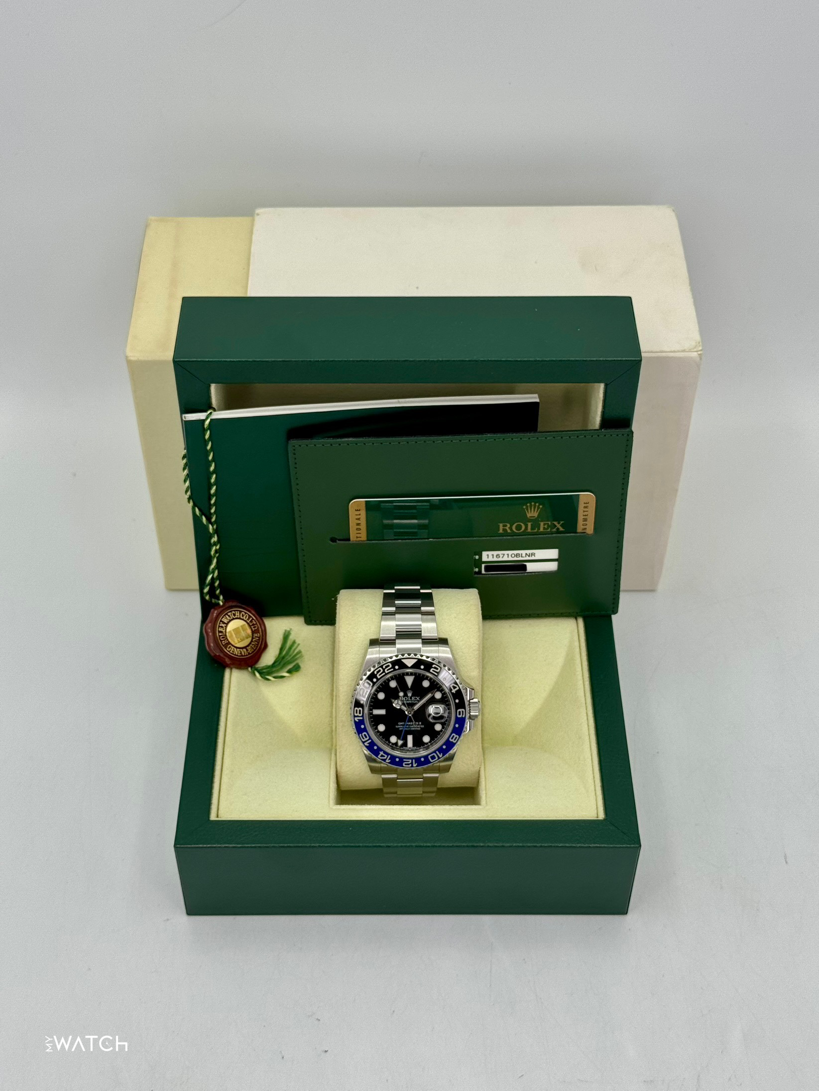 2014 Rolex GMT-Master II "Batman" 40mm 116710BLNR Oyster - MyWatchLLC