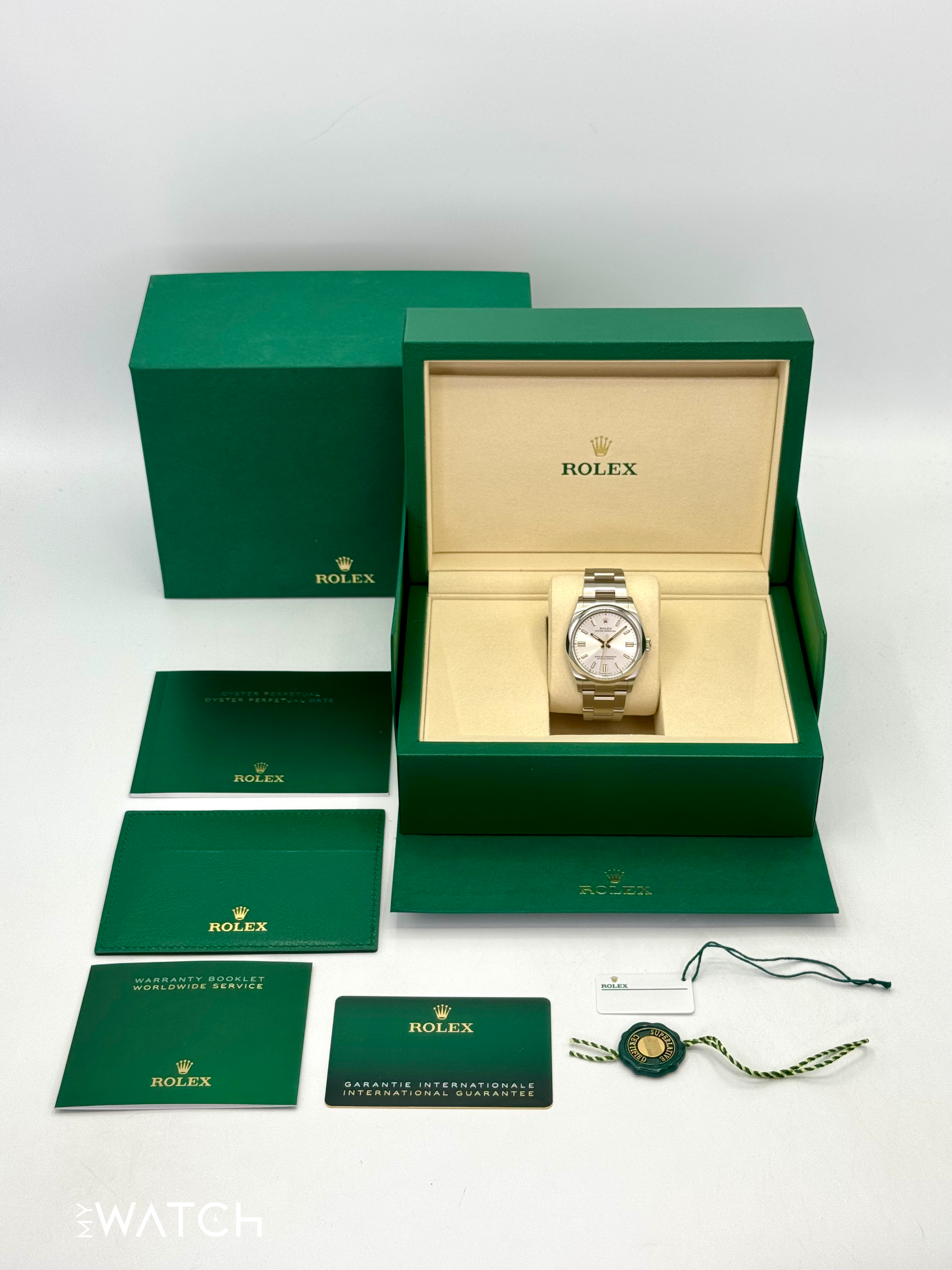 NEW 2025 Rolex Oyster Perpetual 36mm 126000 Silver Dial - MyWatchLLC