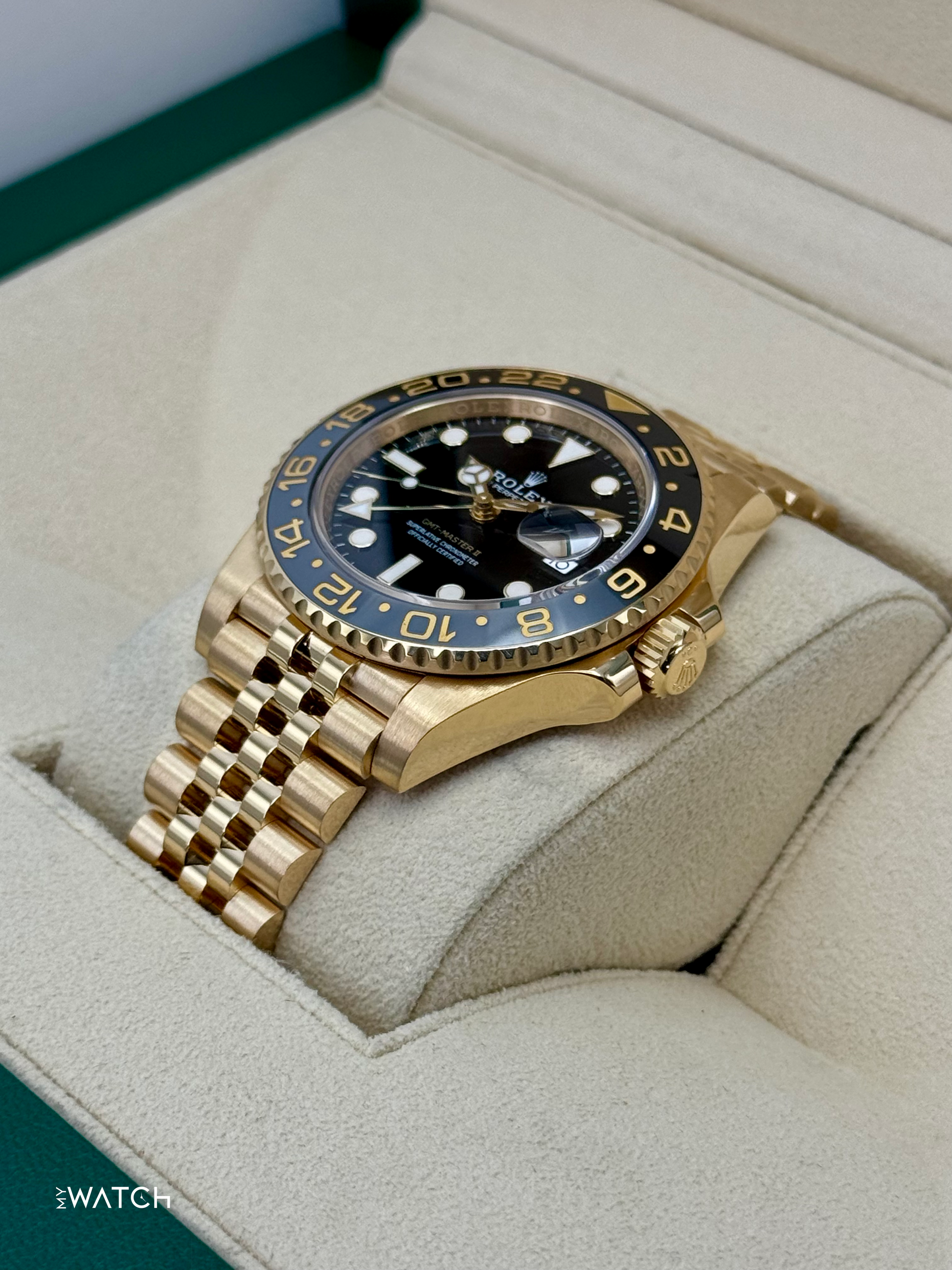 2025 Rolex GMT-Master II 40mm 126718GRNR Jubilee Black Dial - MyWatchLLC