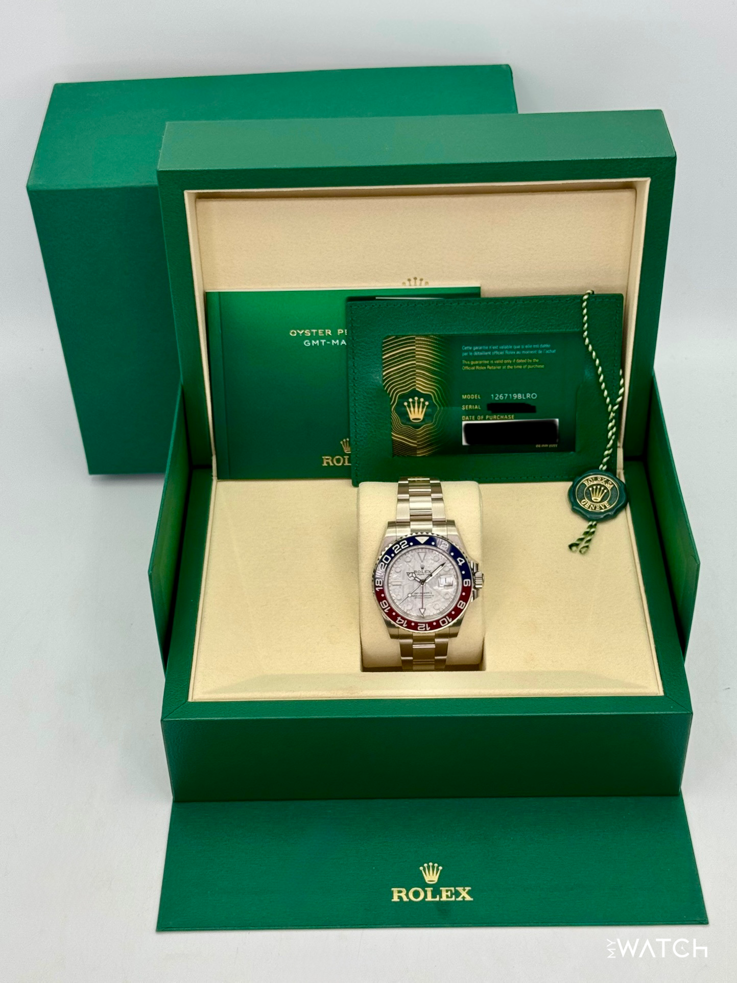 NEW 2025 Rolex GMT-Master II "Pepsi" 40mm 126719BLRO Meteorite Dial (STICKERED) - MyWatchLLC