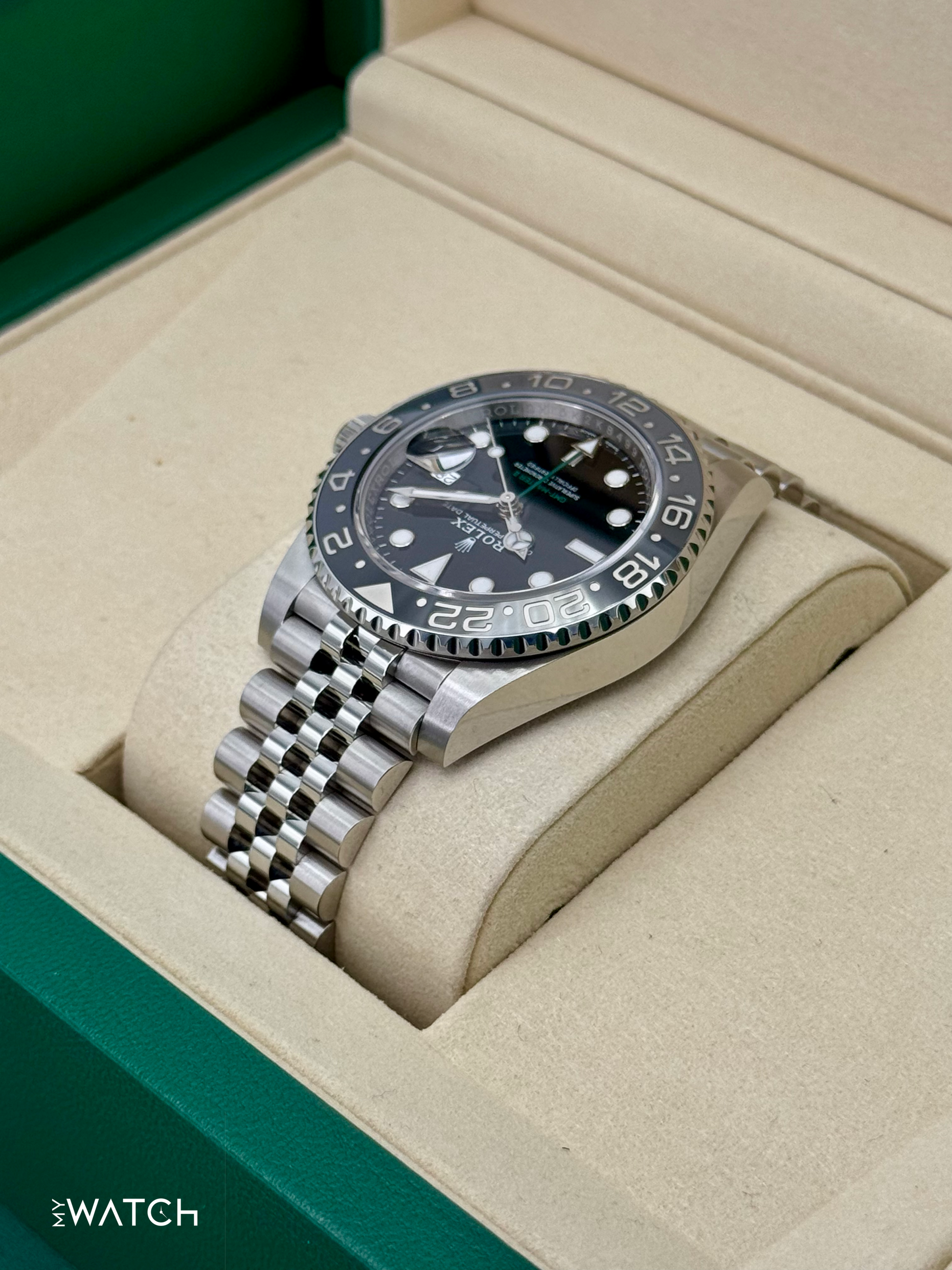 NEW 2025 Rolex GMT-Master II "Bruce Wayne" 40mm 126710GRNR Jubilee - MyWatchLLC
