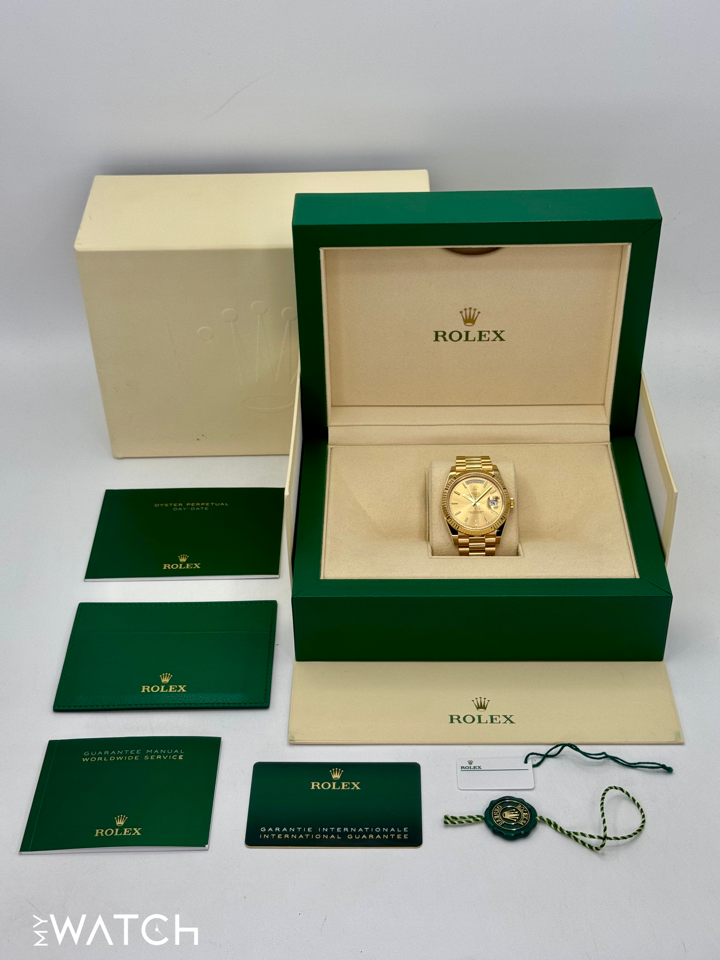2023 Rolex Day-Date 40mm 228238 Presidential Champagne Dial