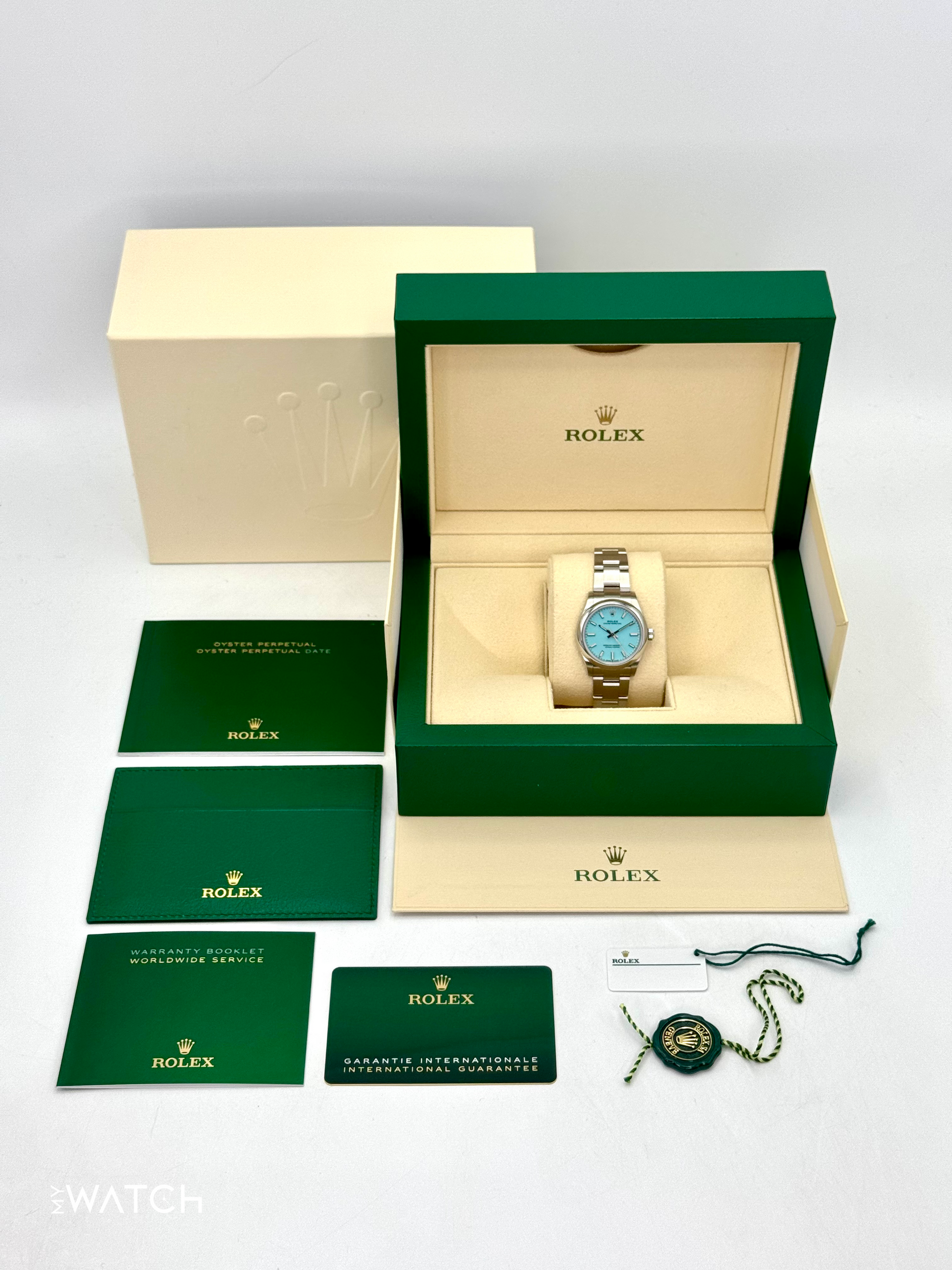2023 Rolex Oyster Perpetual 31mm 277200 Turquoise Tiffany Blue Dial - MyWatchLLC
