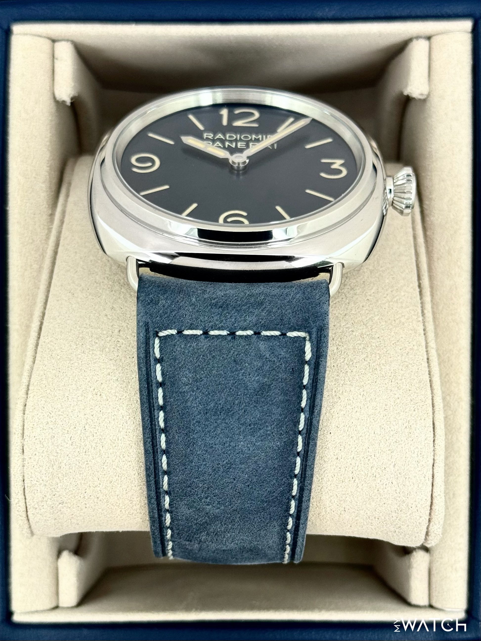 2026 Panerai Radiomir Officine 44mm PAM01383 Stainless Steel Blue Dial - MyWatchLLC