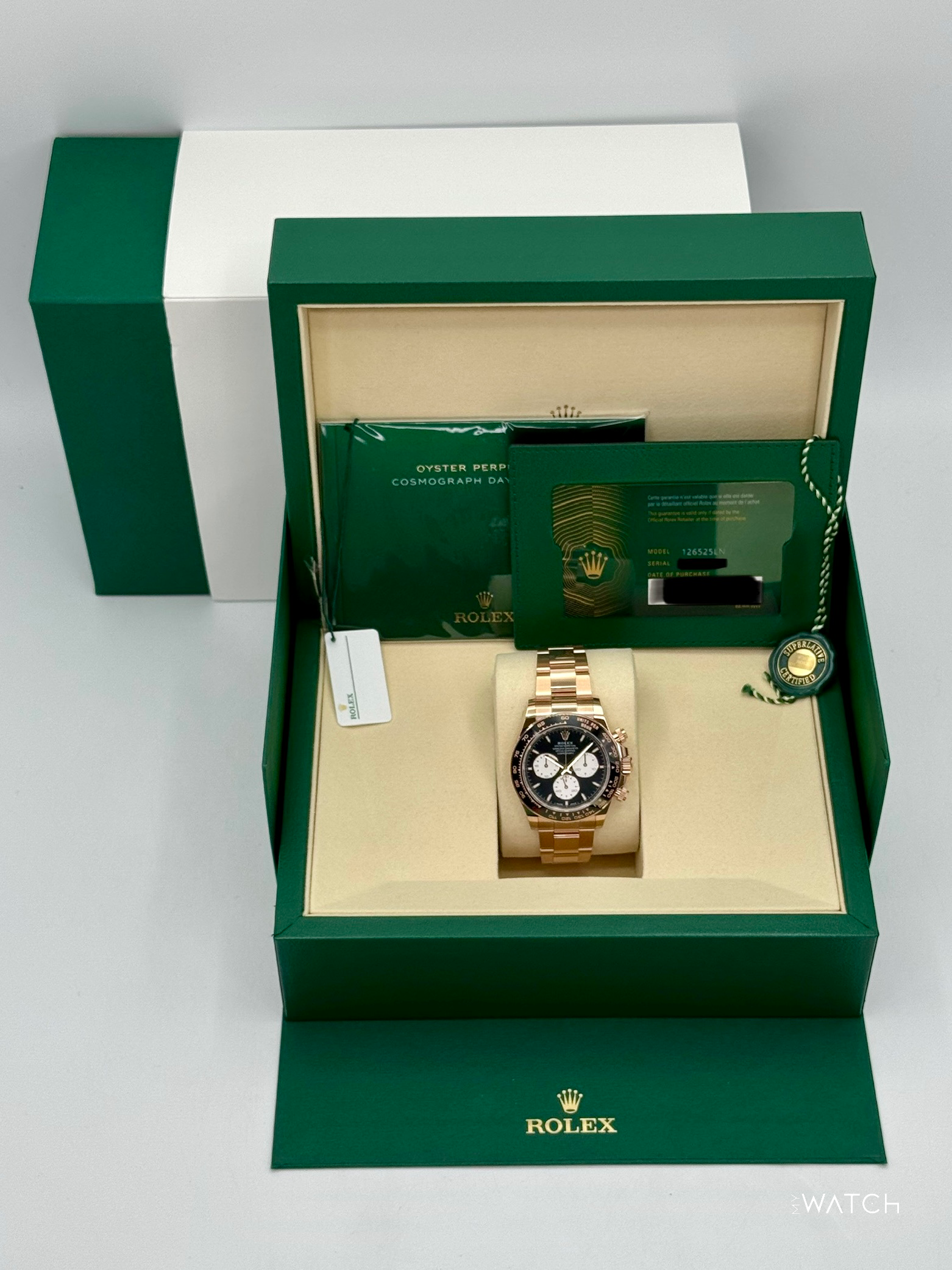 NEW 2025 Rolex Daytona "Le Mans" 40mm 126525LN Rose Gold Black Dial - MyWatchLLC