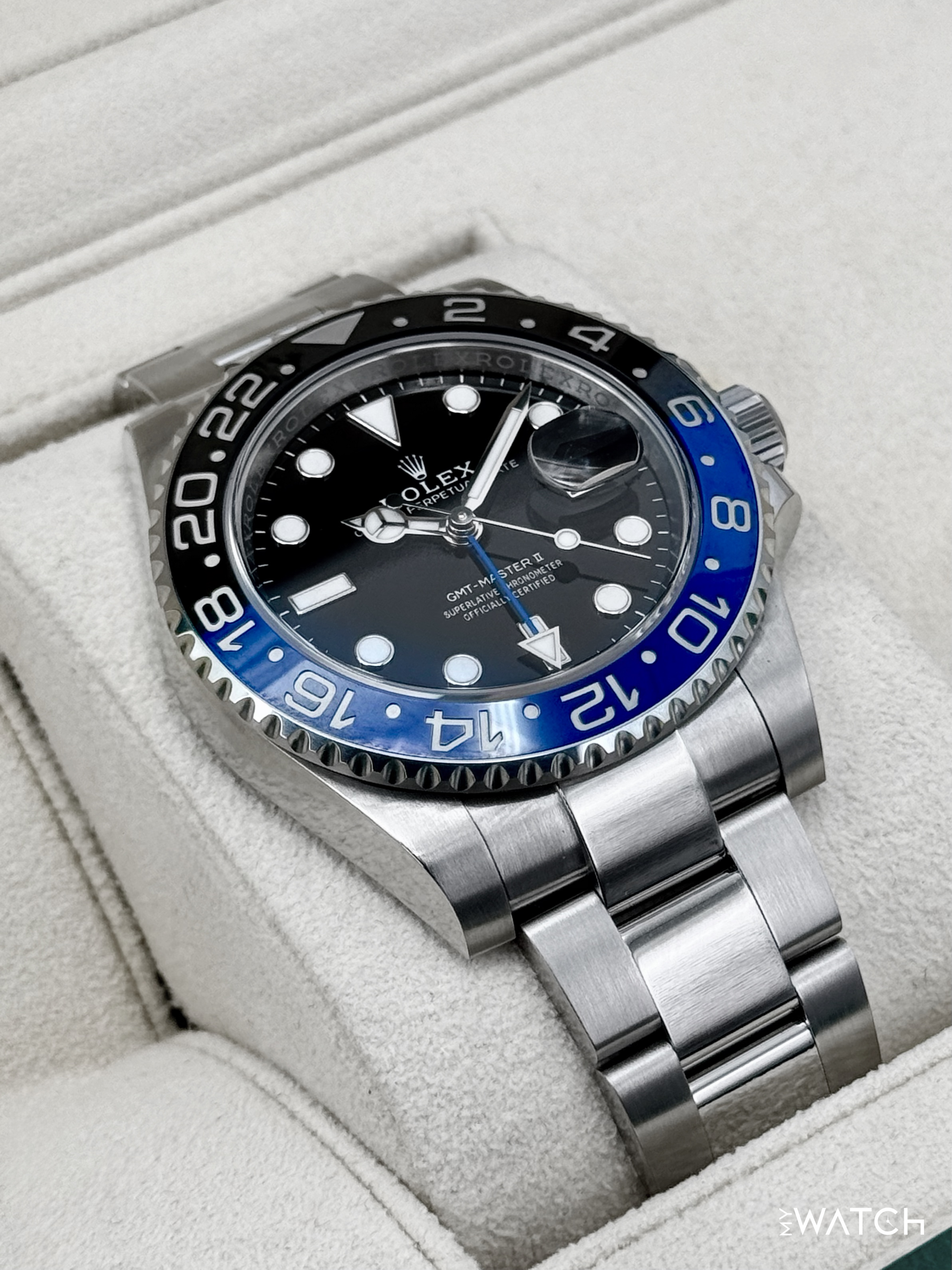 2024 Rolex GMT-Master II "Batman" 40mm 126710BLNR Oyster - MyWatchLLC