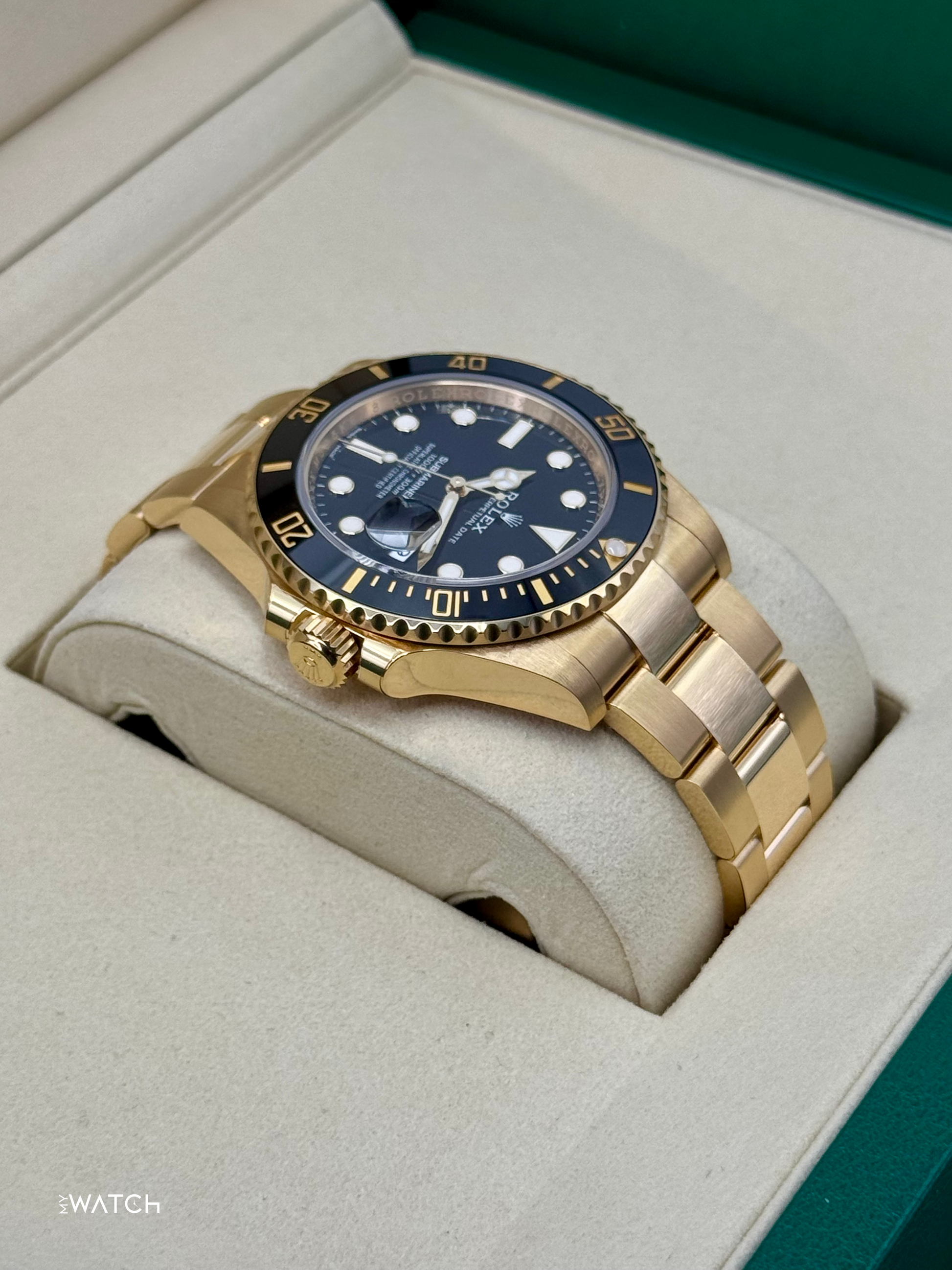 2025 Rolex Submariner 41mm 126618LN Yellow Gold Black Dial (STICKERED) - MyWatchLLC