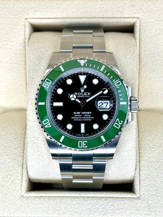 NEW 2024 Rolex Submariner "Starbucks" 41mm 126610LV Black Dial - MyWatchLLC