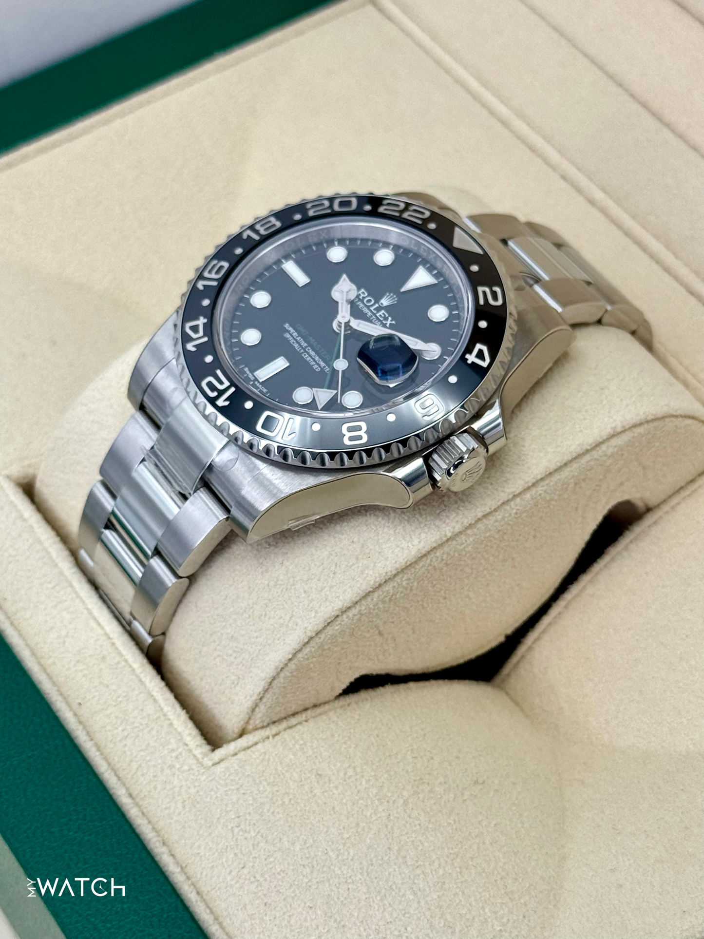 2017 Rolex GMT-Master II 40mm 116710LN Stainless Steel Black Dial (STICKERED)