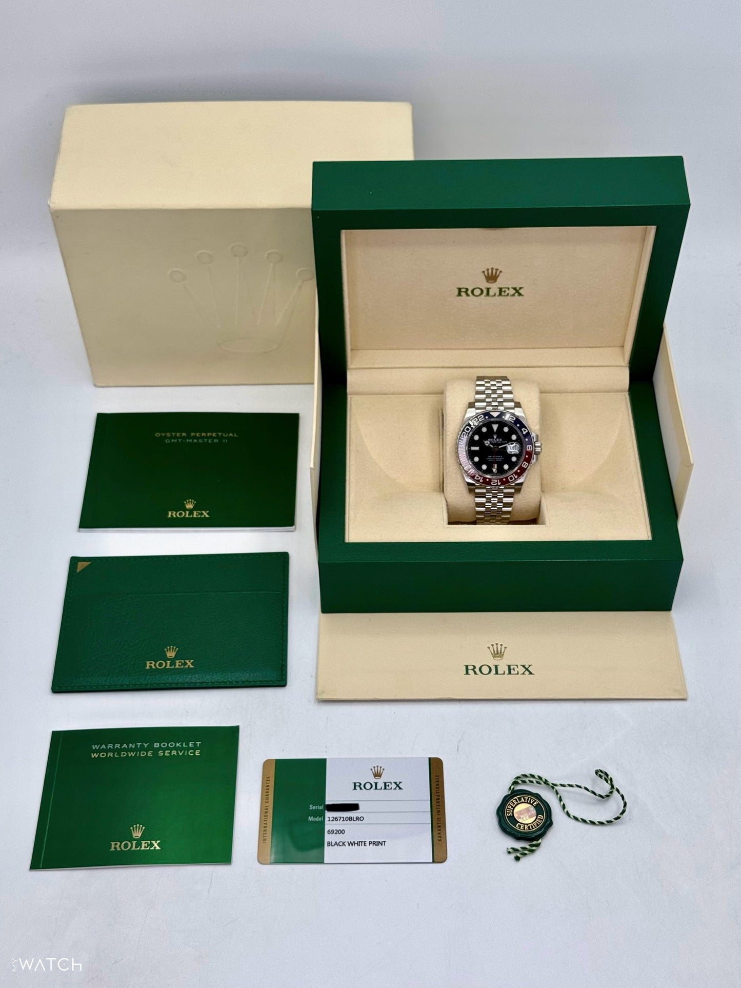 2020 Rolex GMT-Master II "Pepsi" 40mm 126710BLRO Jubilee