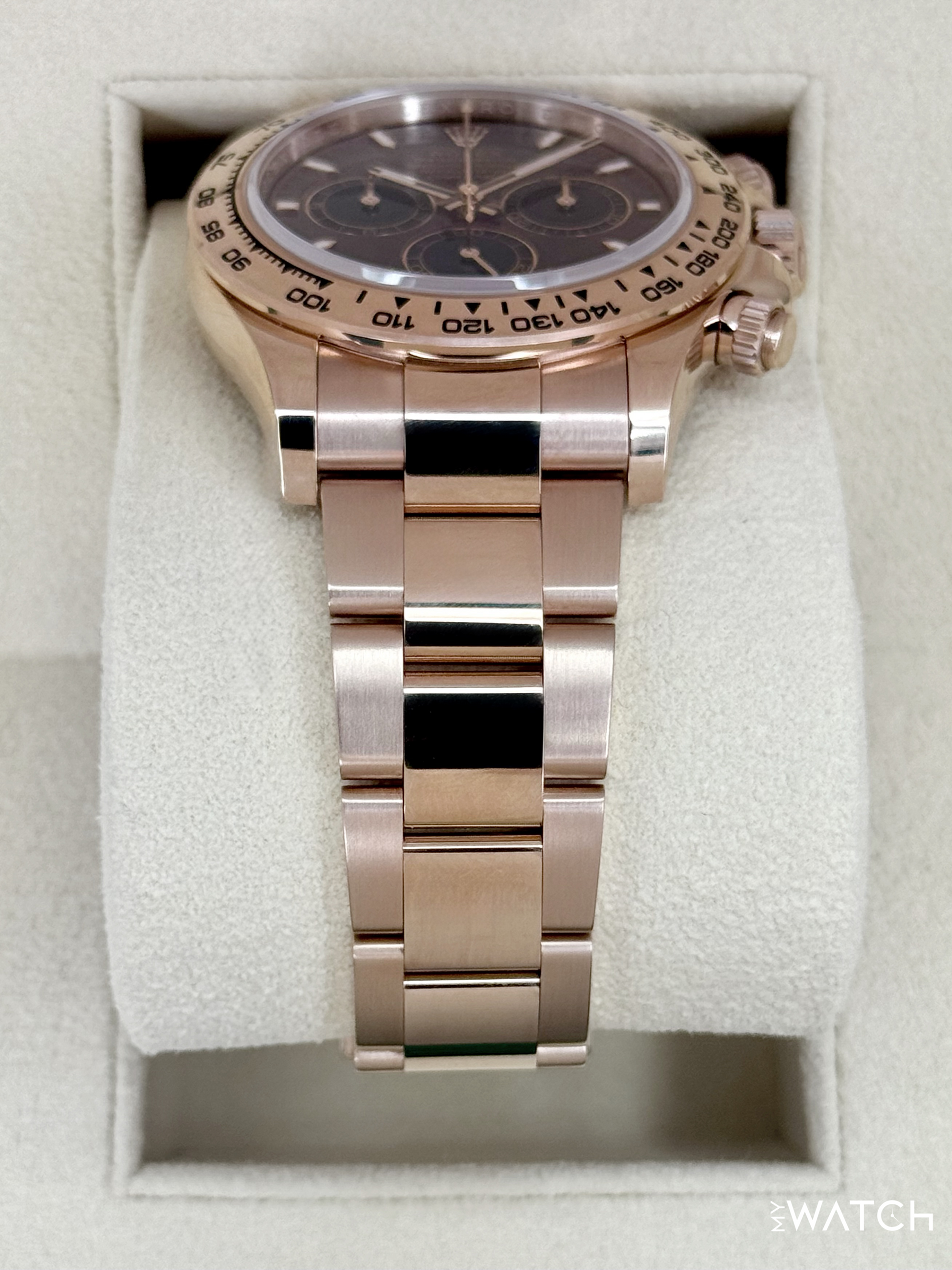 2025 Rolex Daytona 40mm 126505 Rose Gold Chocolate Dial - MyWatchLLC