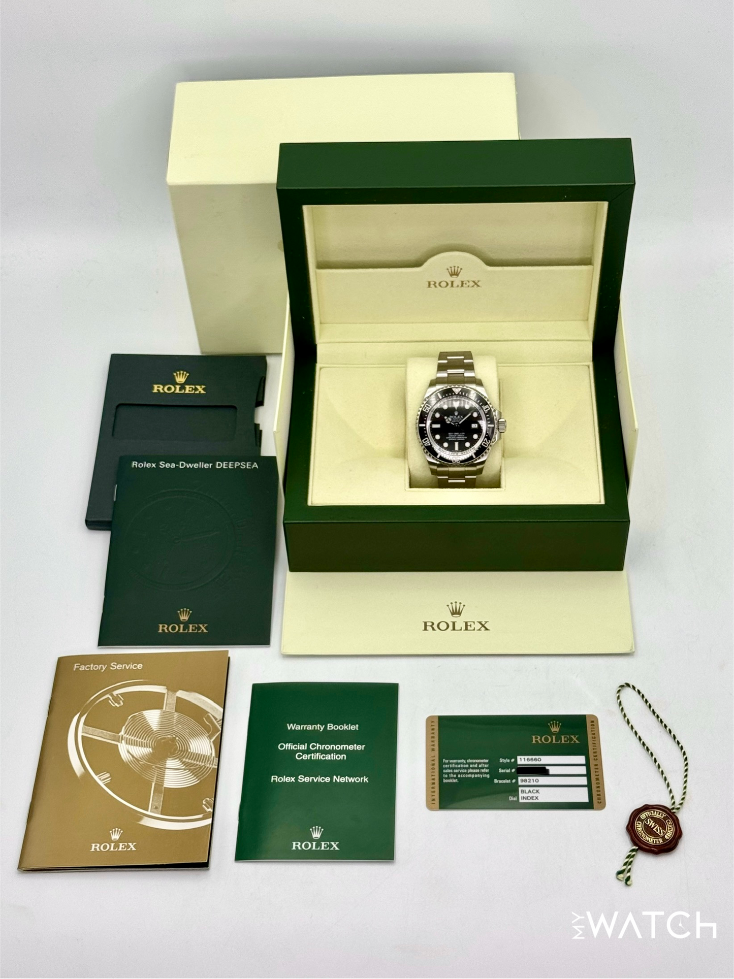 2009 Rolex Deepsea 44mm 116660 Stainless Steel Black Dial