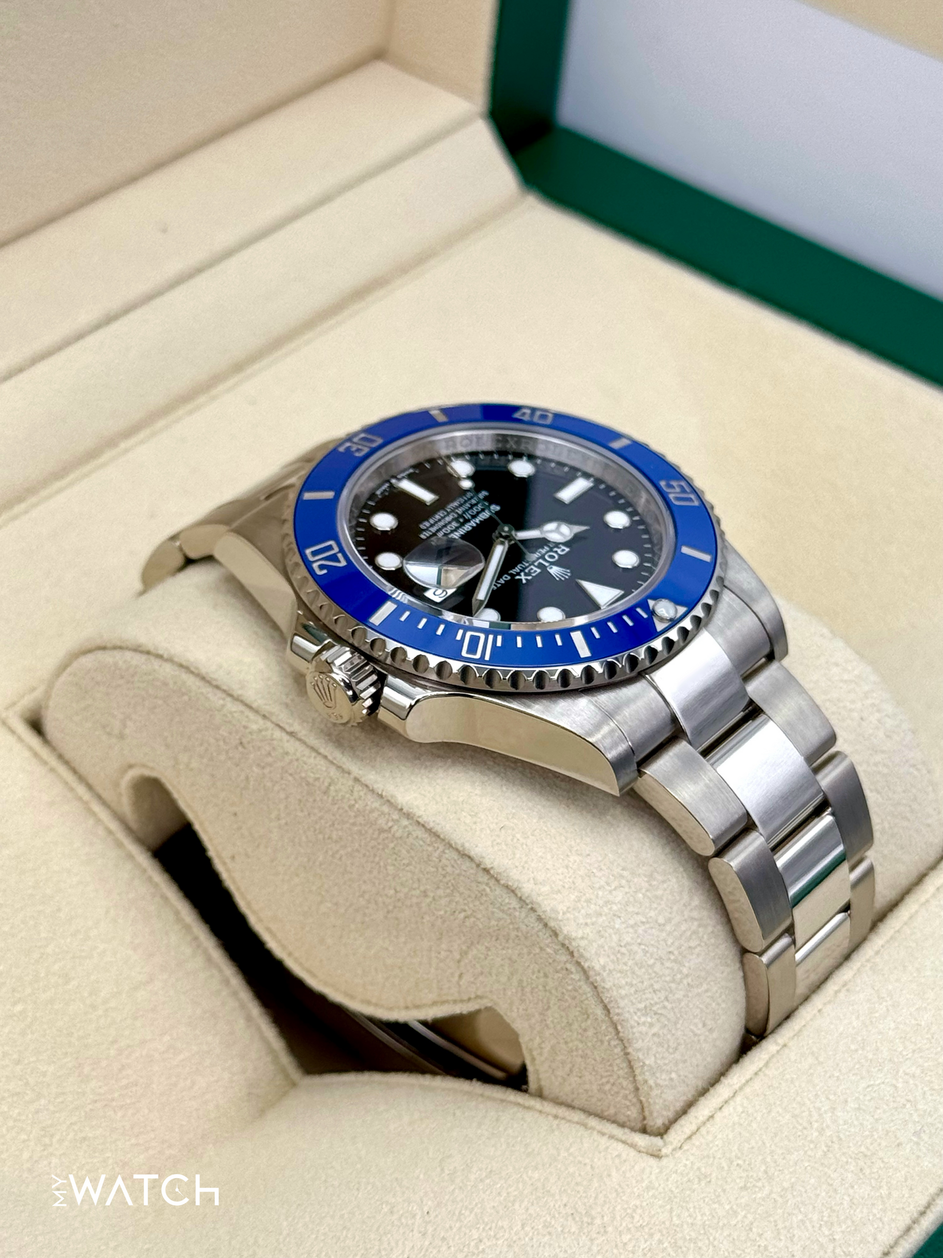 2024 Rolex Submariner “Cookie Monster ” 41mm 126619LB White Gold Blue Dial - MyWatchLLC